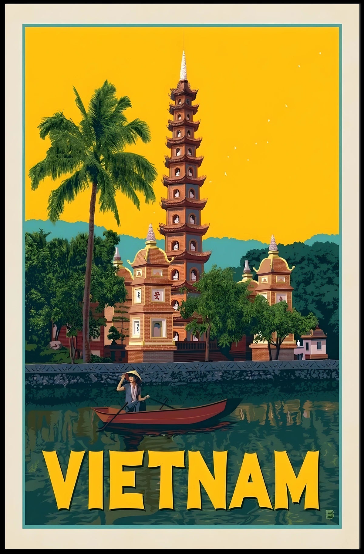 Vietnam Travel Poster