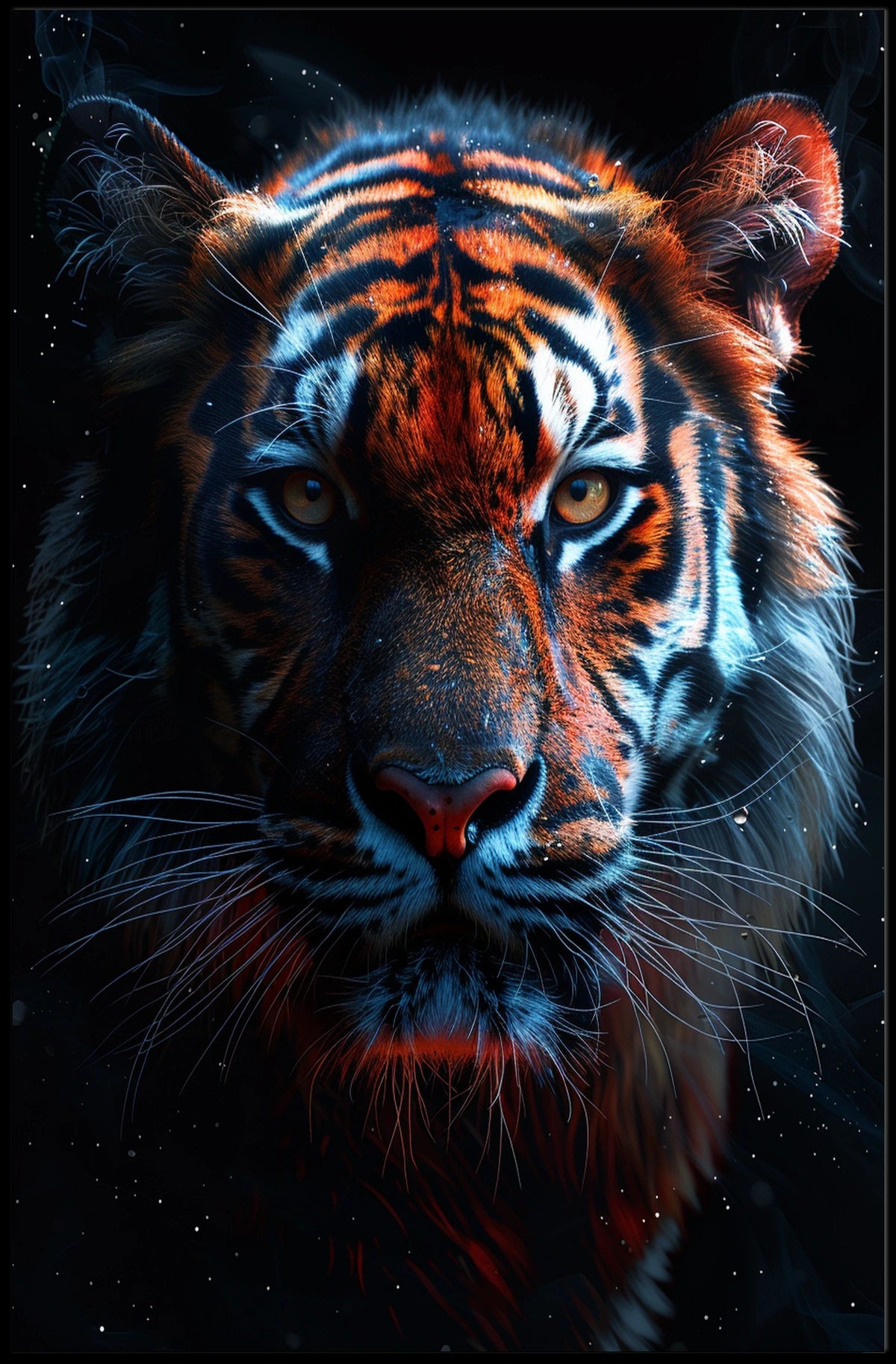 Majestic Tiger Portrait Poster