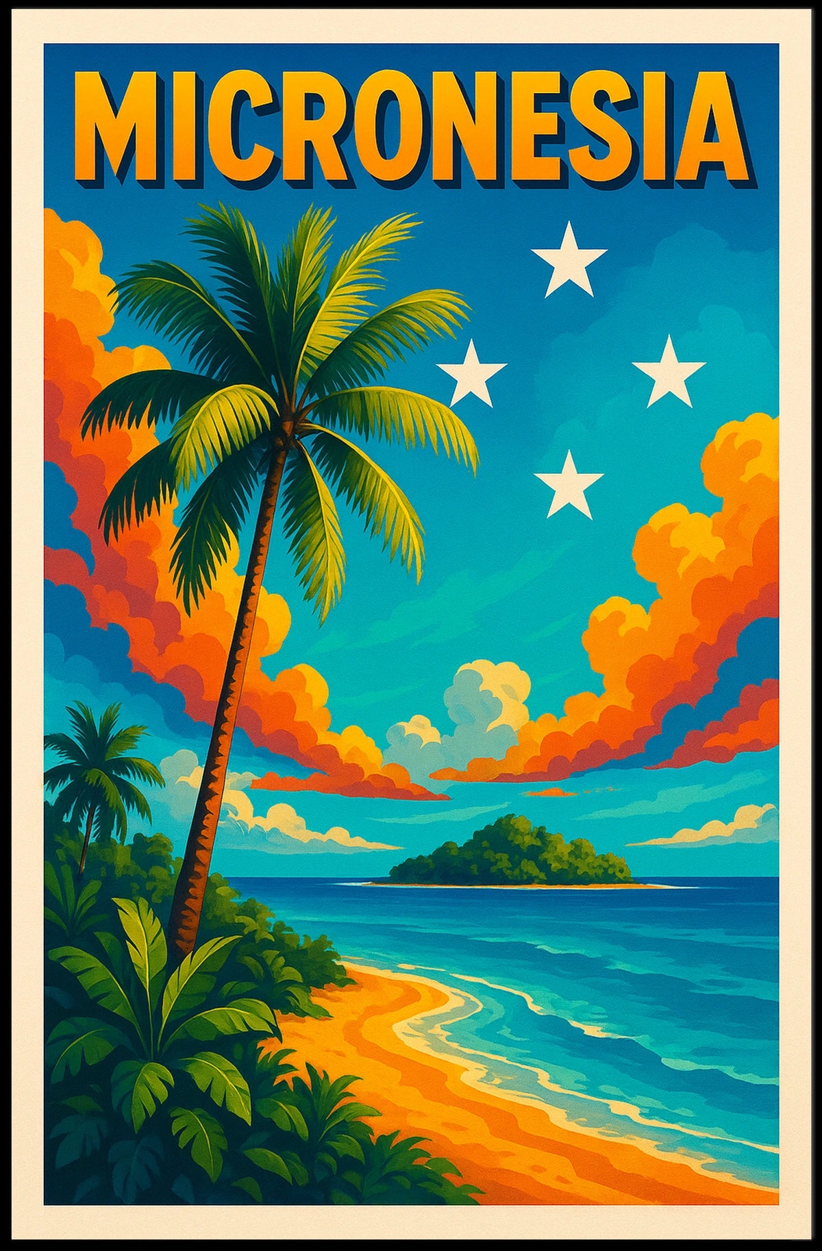 Micronesia Paradise Poster