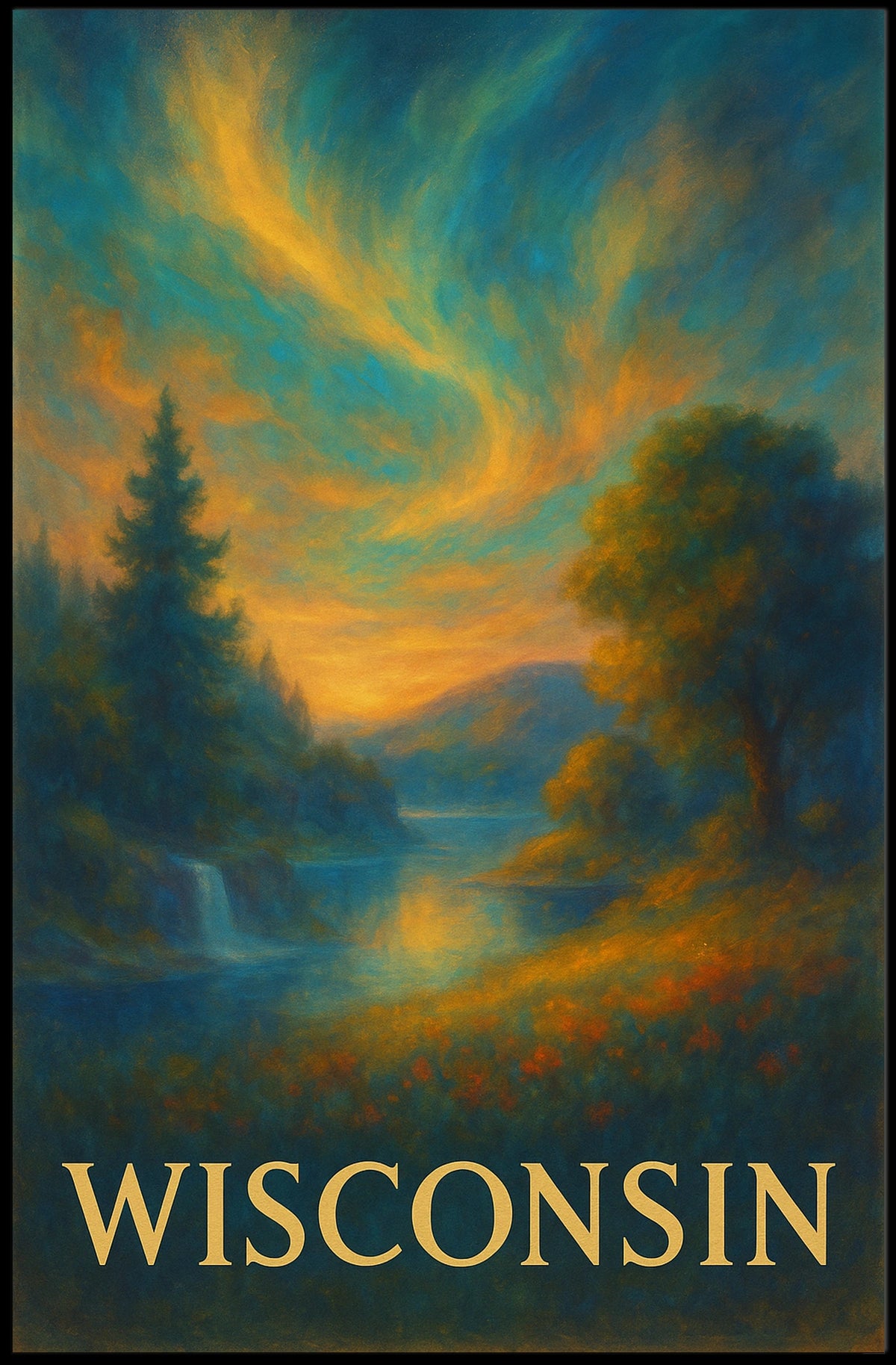 Wisconsin Landscape Poster