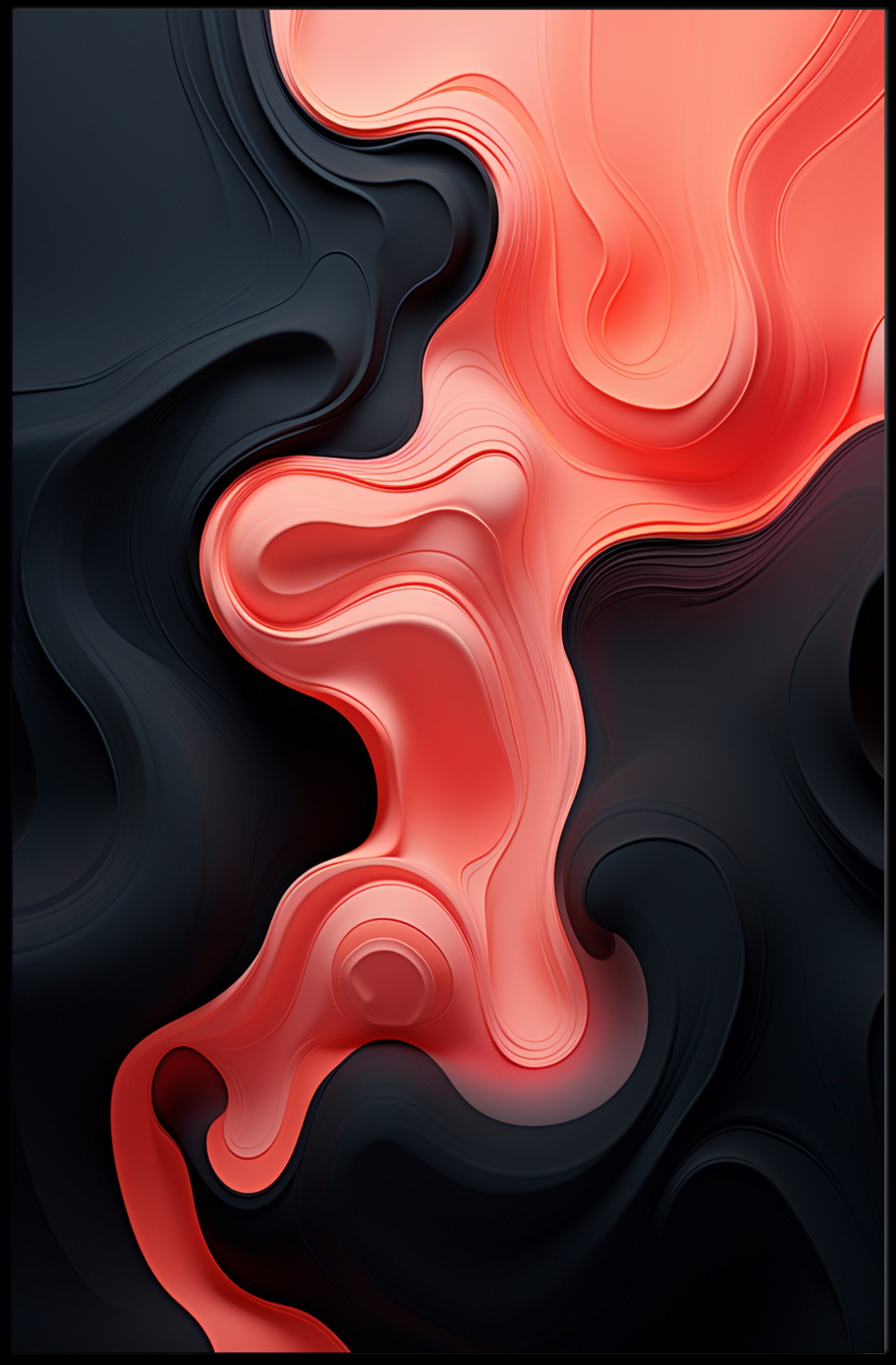 Fluid Abstraction Abstract Poster