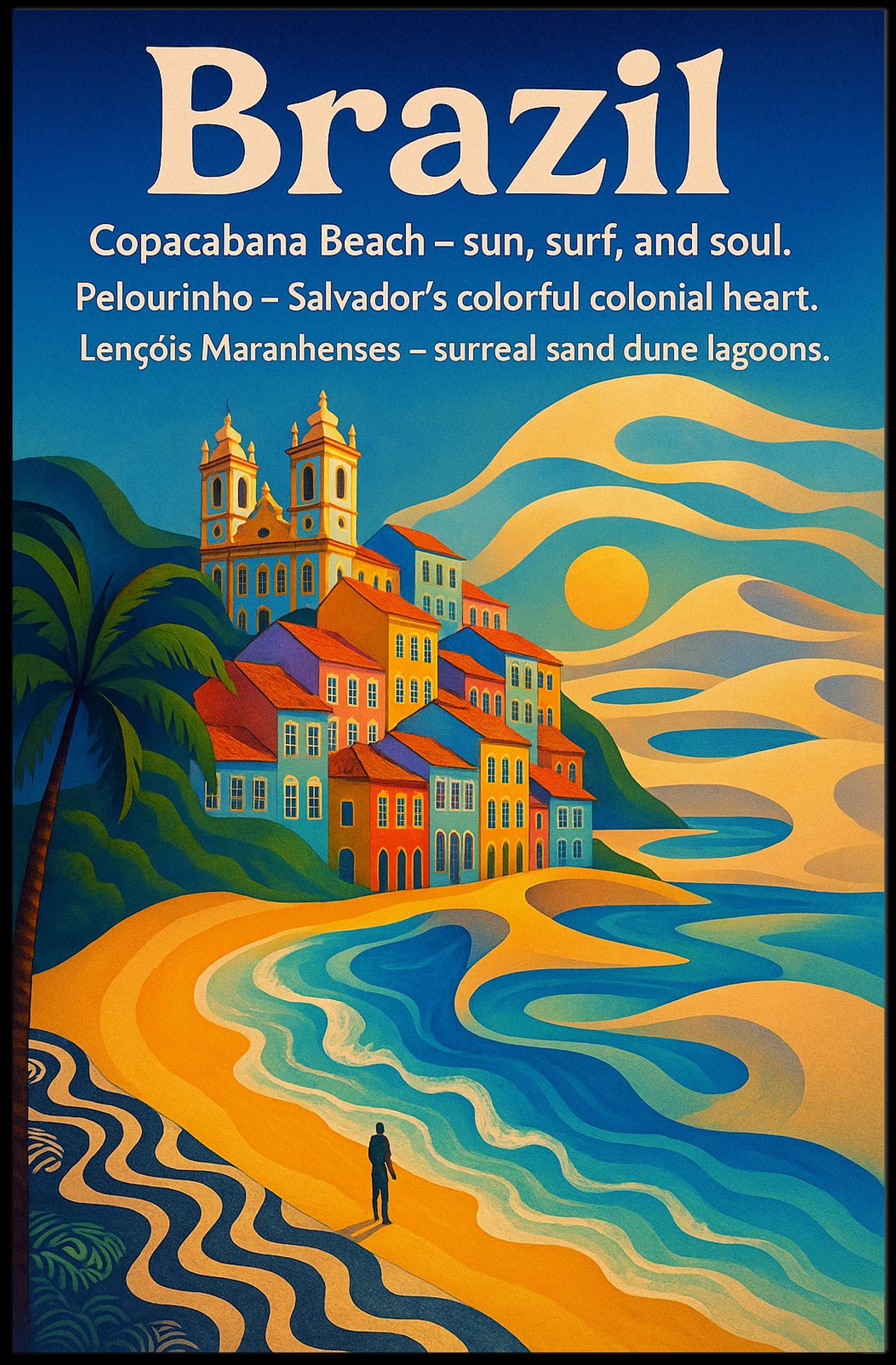 Discover Brazil Poster