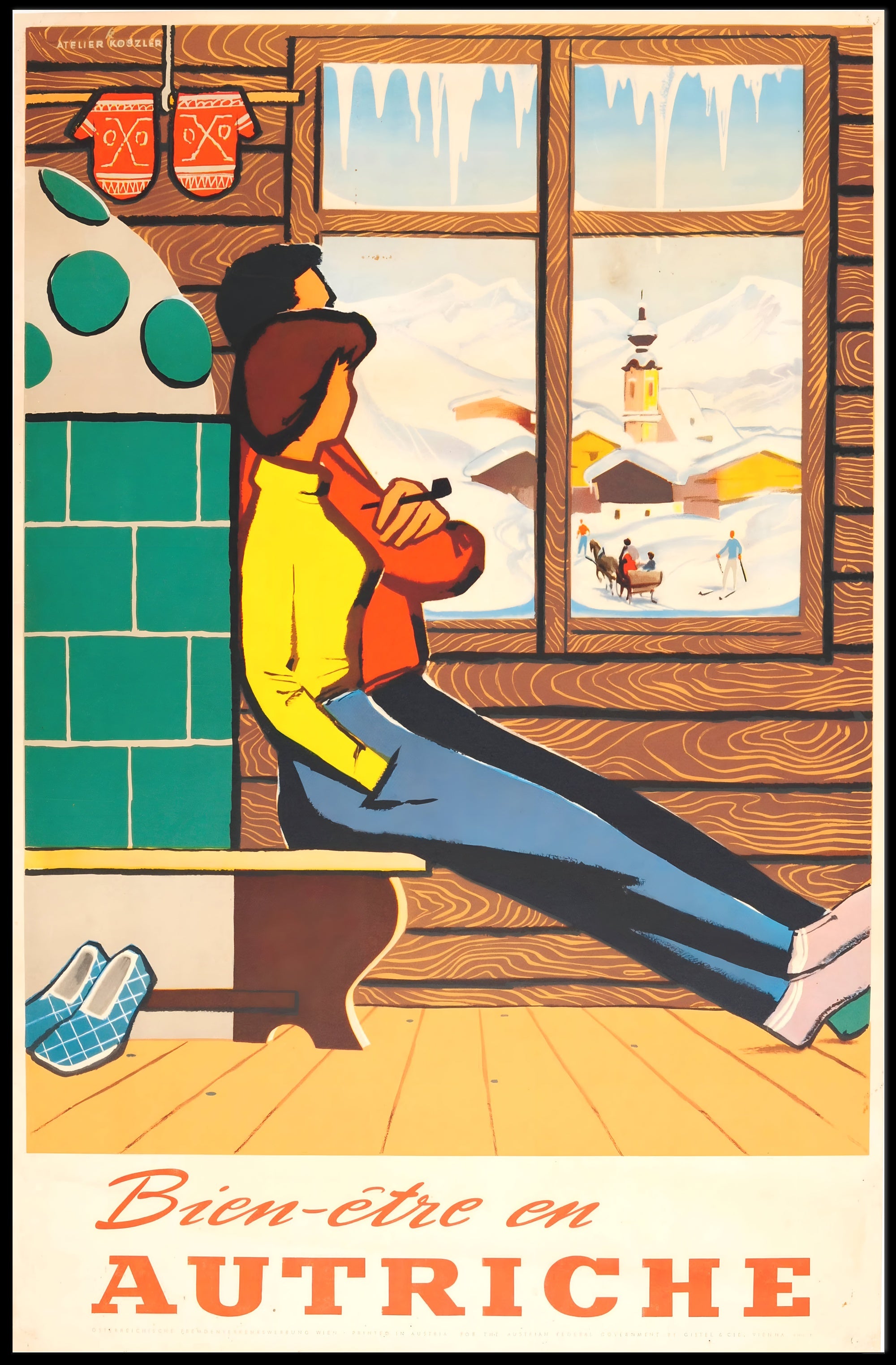 Winter Tranquility in Austria Poster PosterGoat