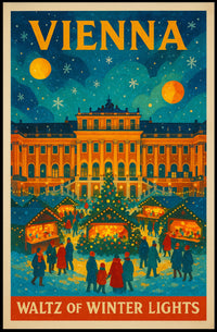 Waltz Of Winter Lights Poster