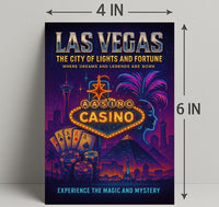Las Vegas - The City of Lights and Fortune Poster PosterGoat
