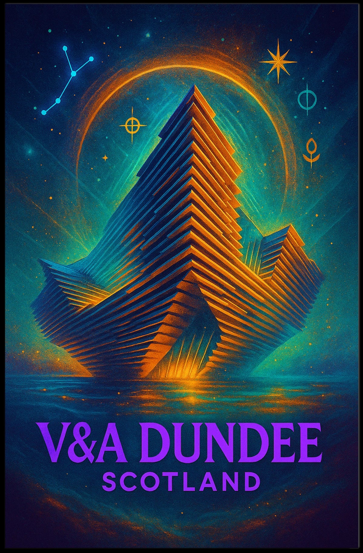VA Dundee Scotlands Architectural Marvel Poster