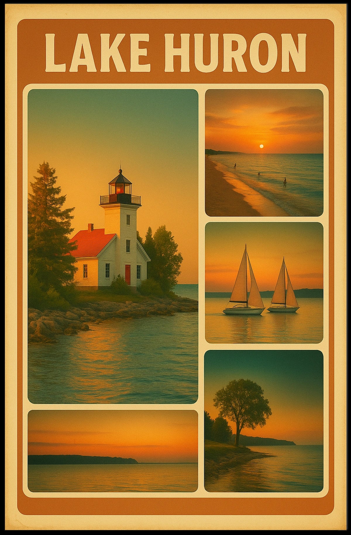 Lake Huron Scenic Poster