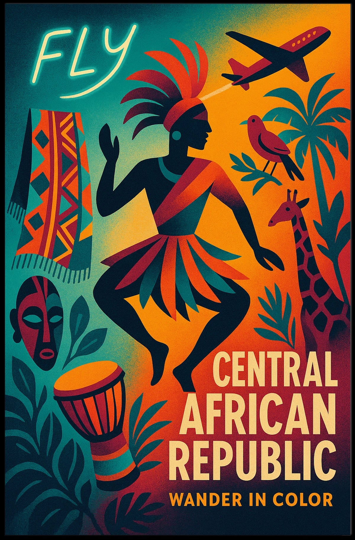 Fly to the Central African Republic Poster