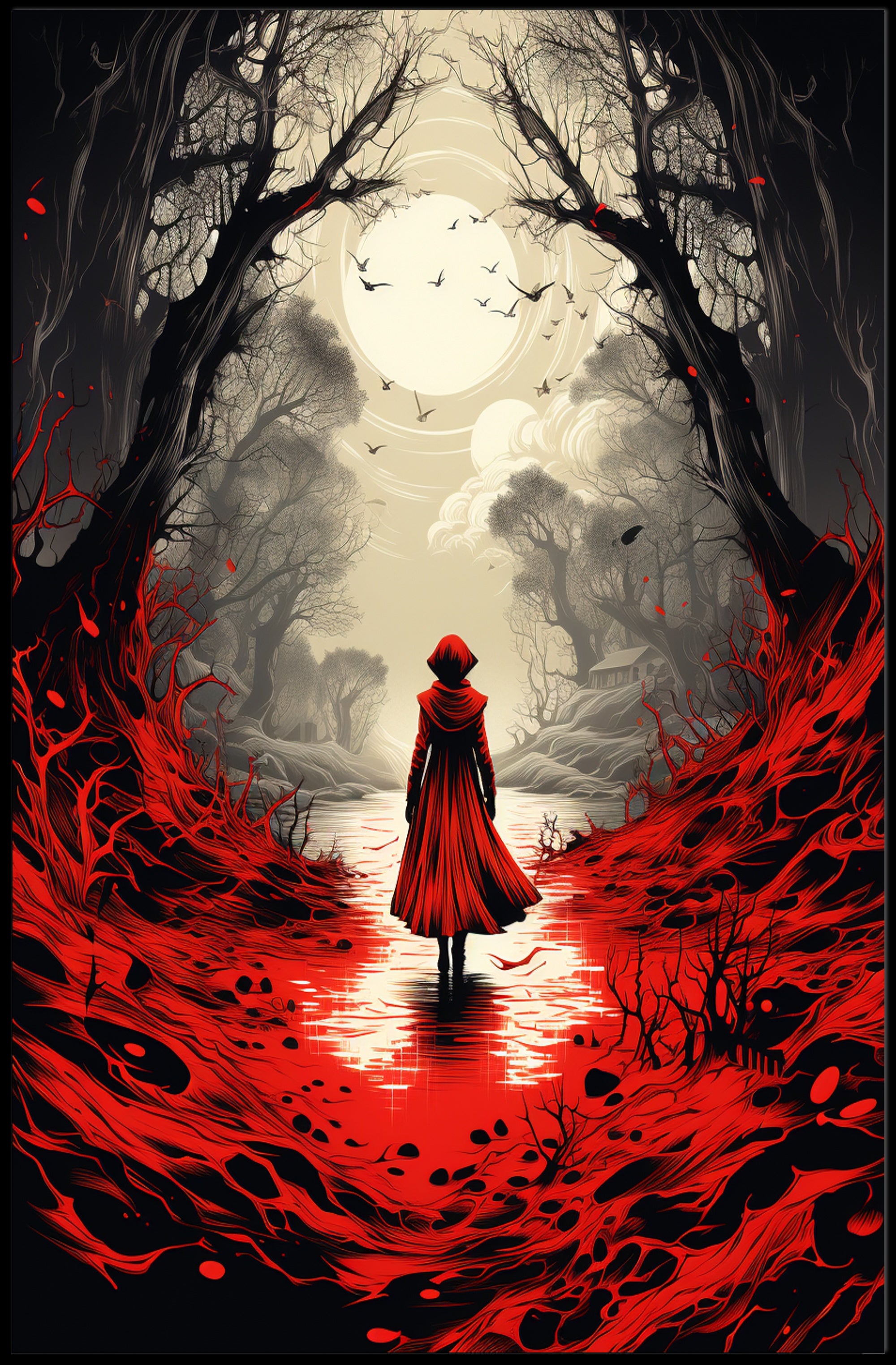 The Enchanted Forest Path Poster