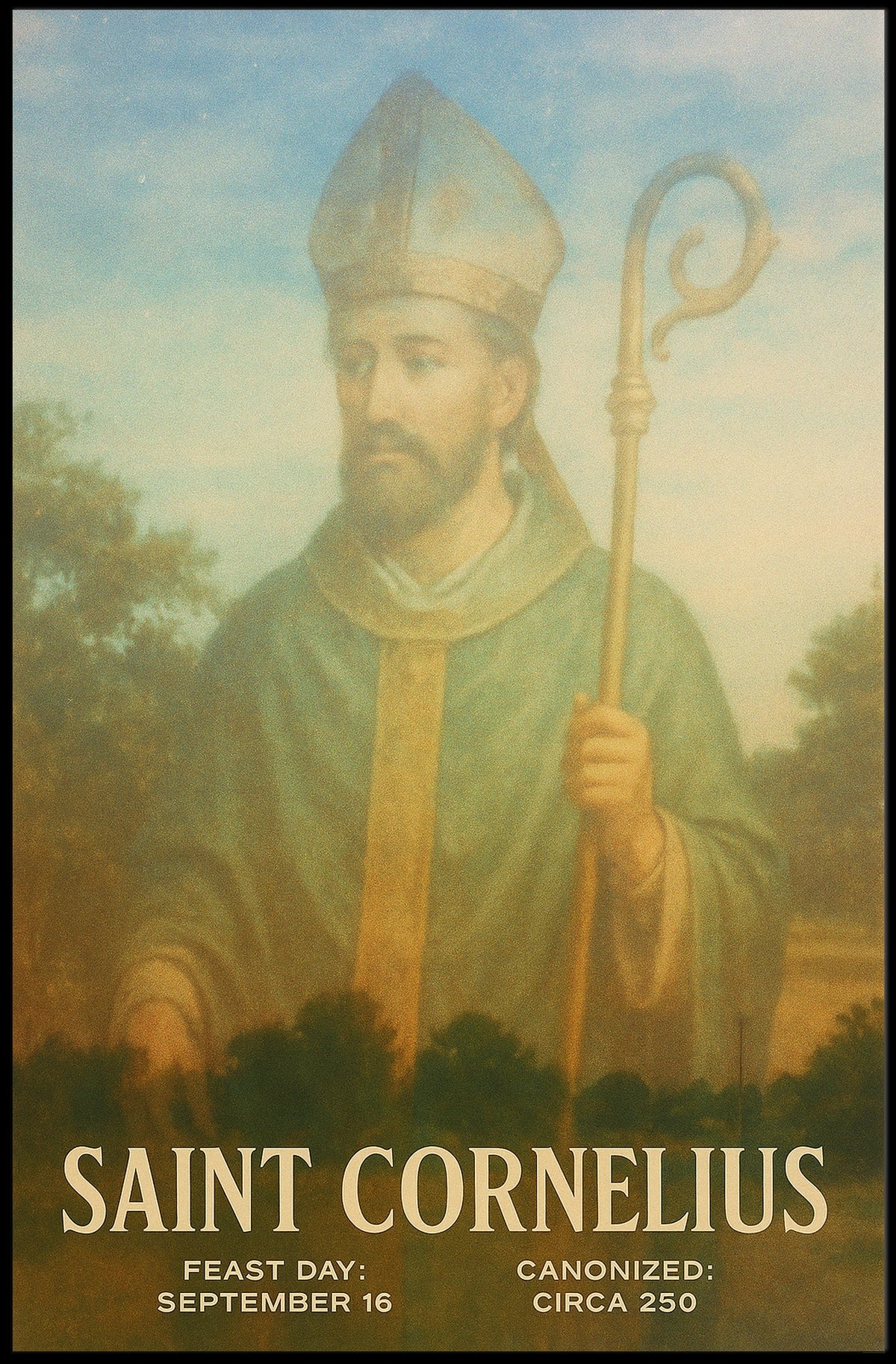 Saint Cornelius Poster