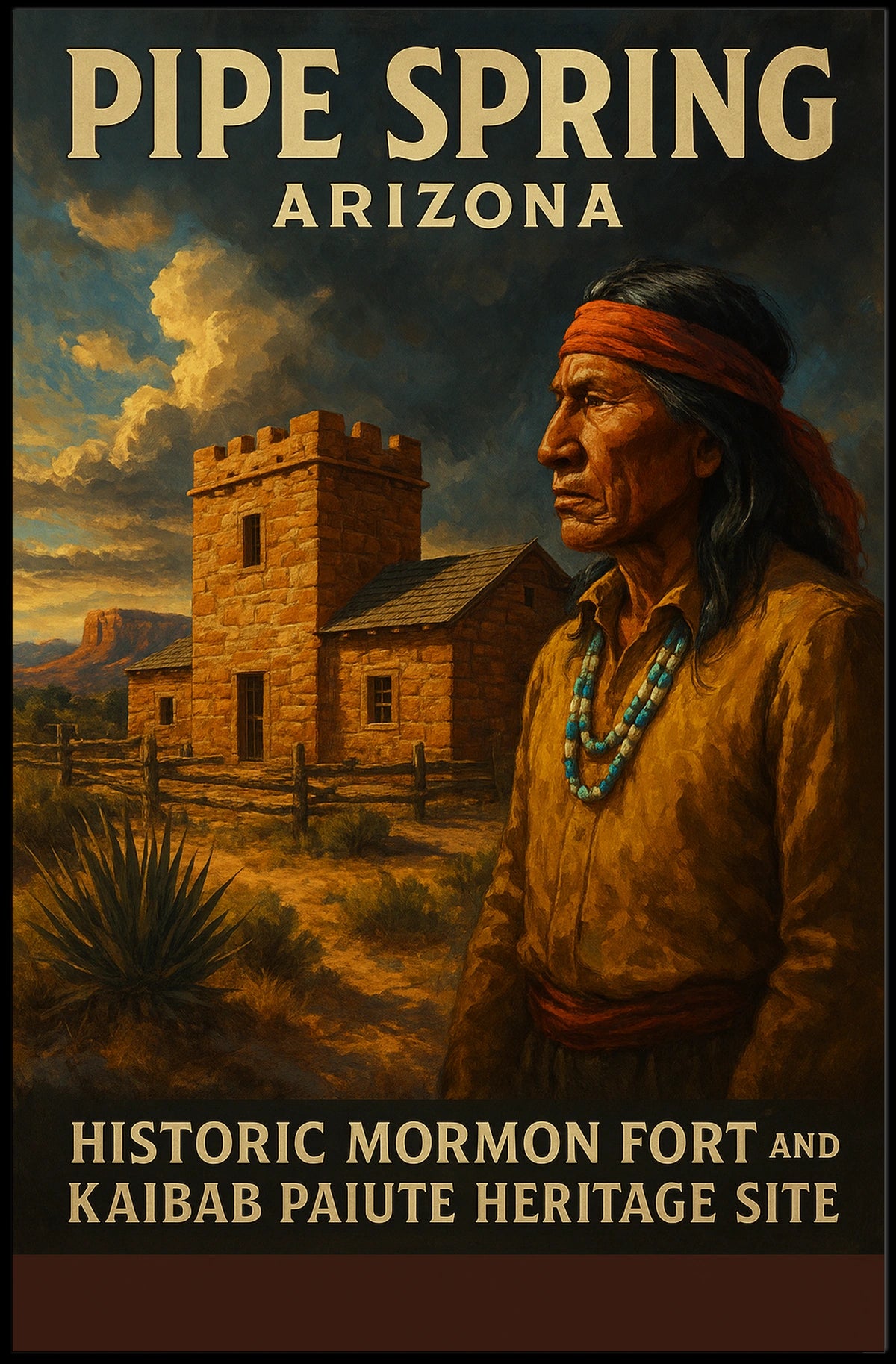 Pipe Spring Arizona Heritage And Poster