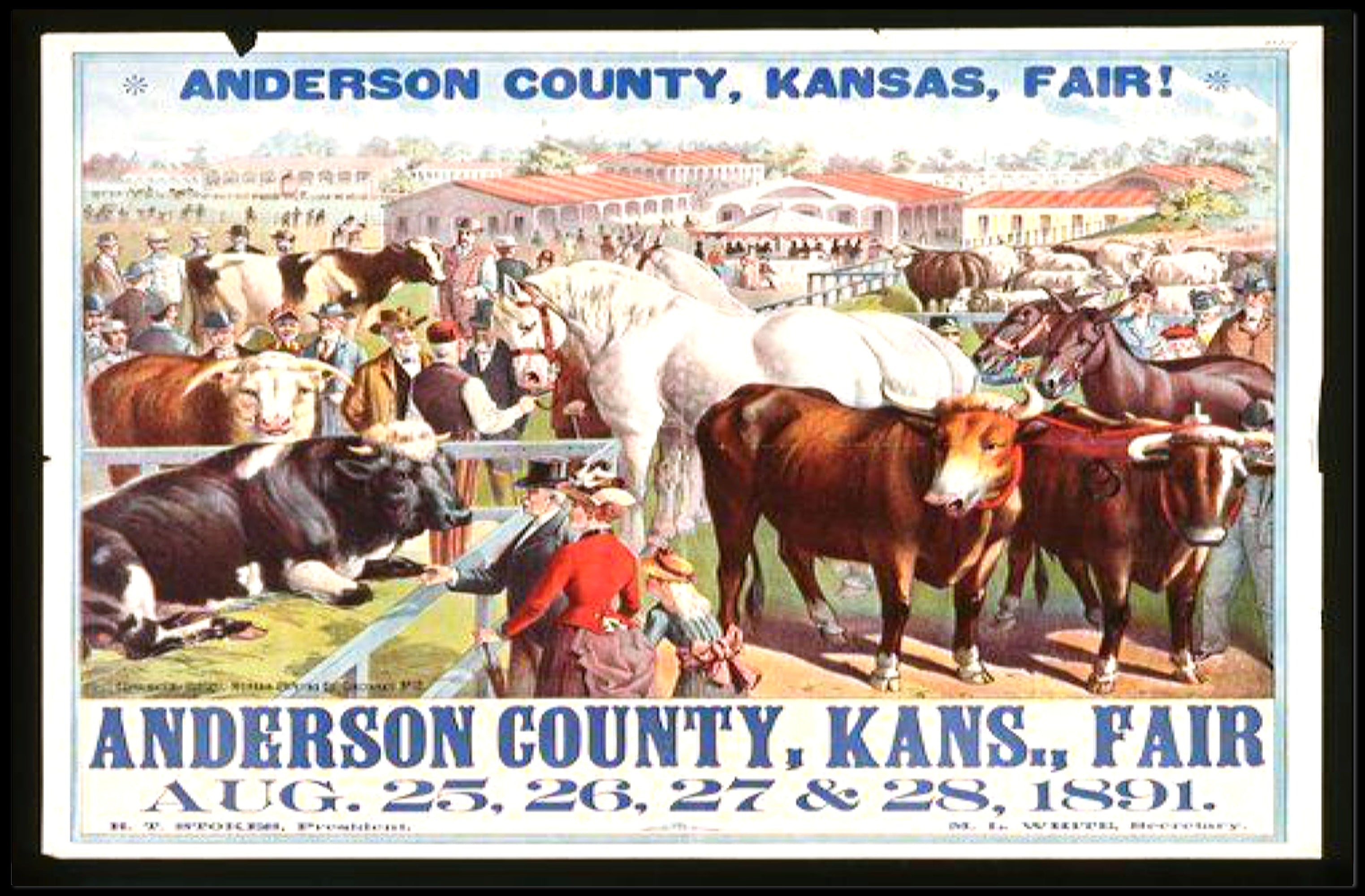 Anderson County Fair – 1891 Poster