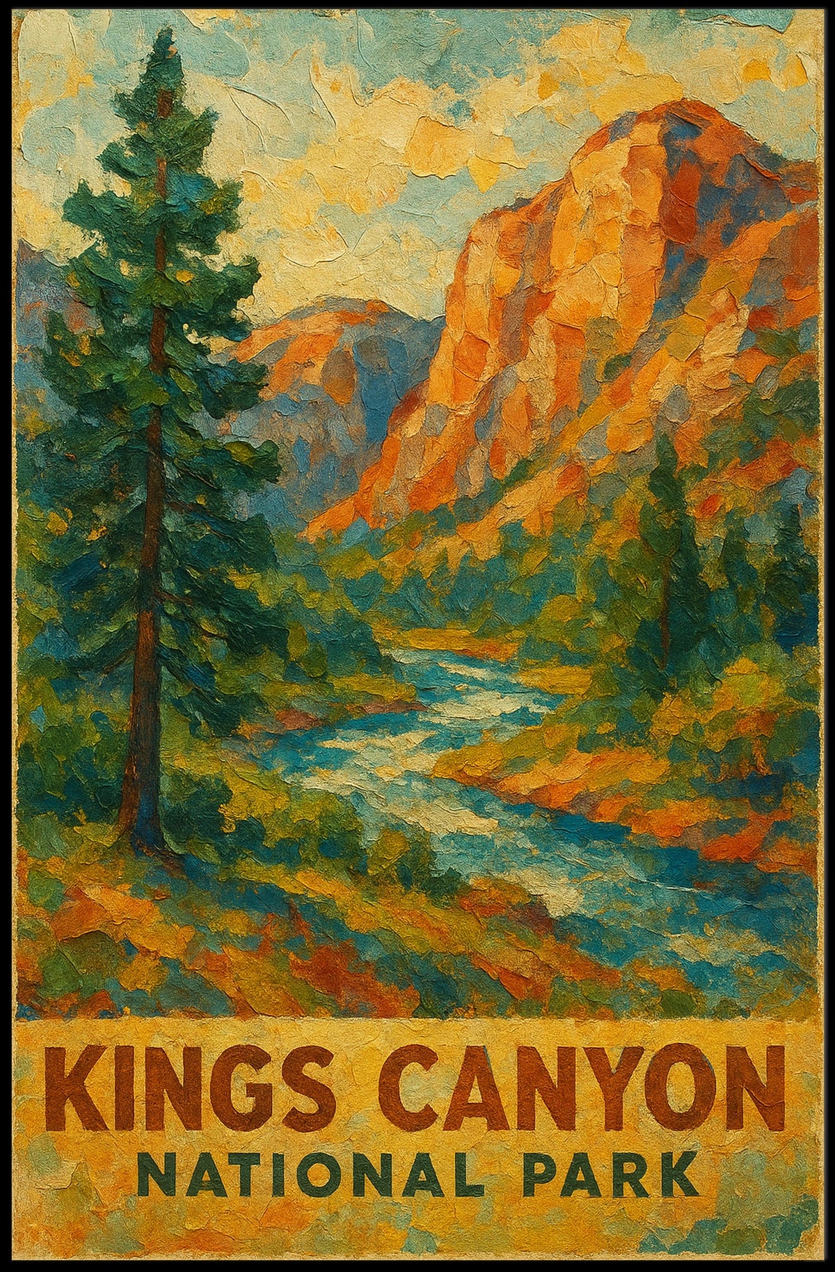 Kings Canyon National Park Poster