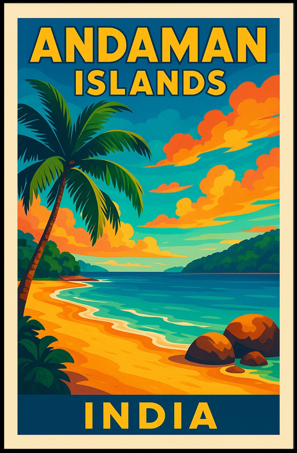 Andaman Islands India Poster