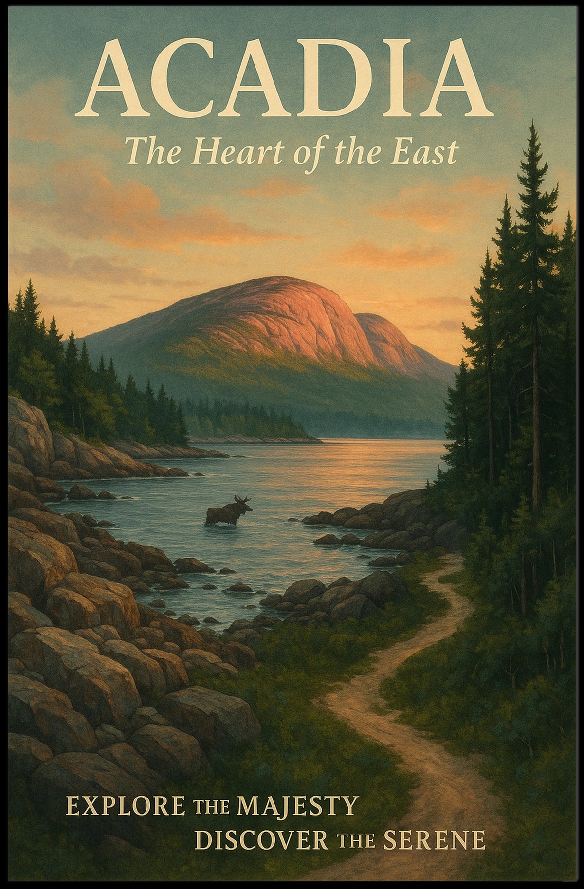 Acadia The Heart Of The East Poster