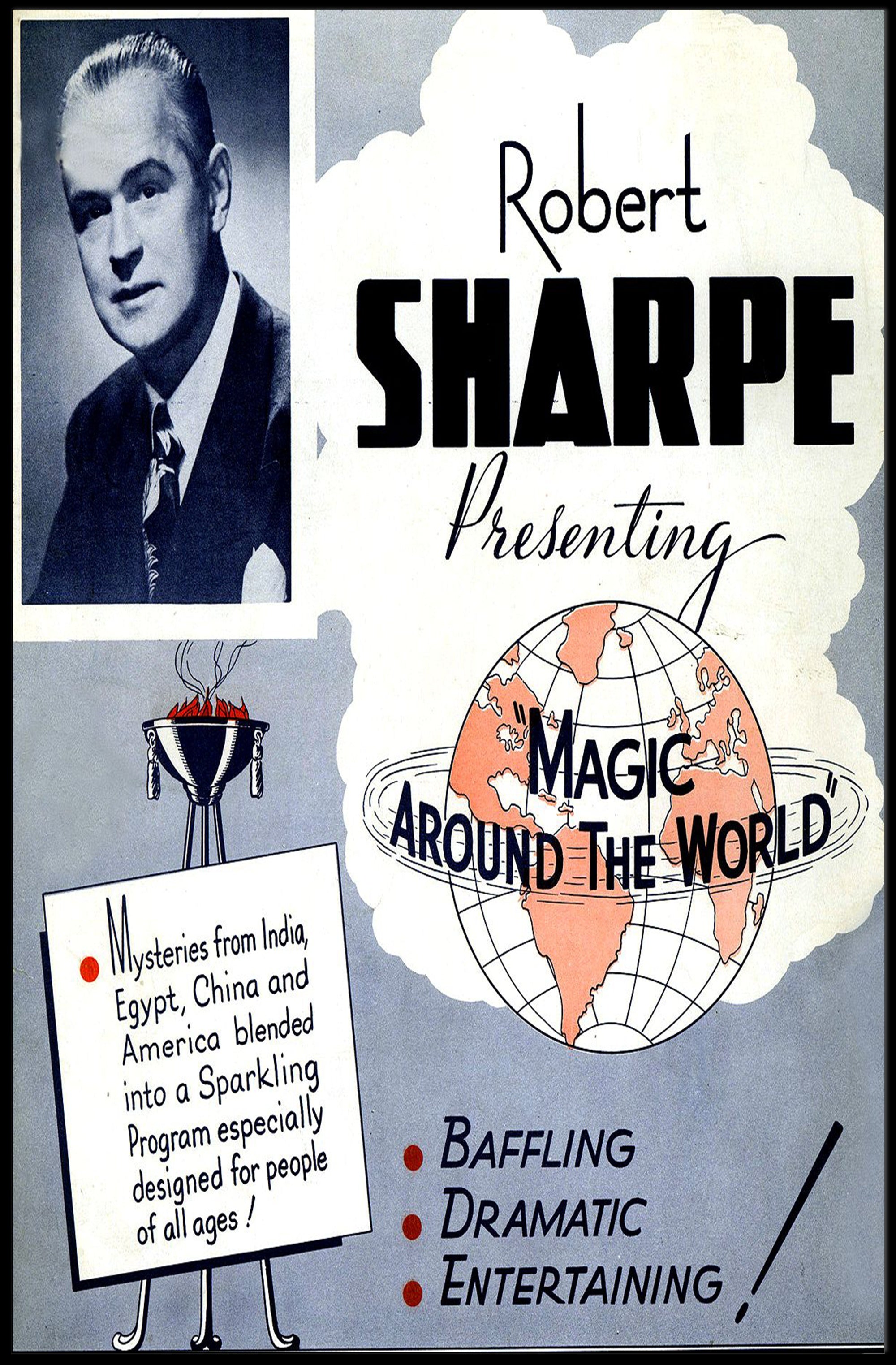 Magic Show Vintage Poster Featuring Robert Sharpe Cultural or Heritage Poster