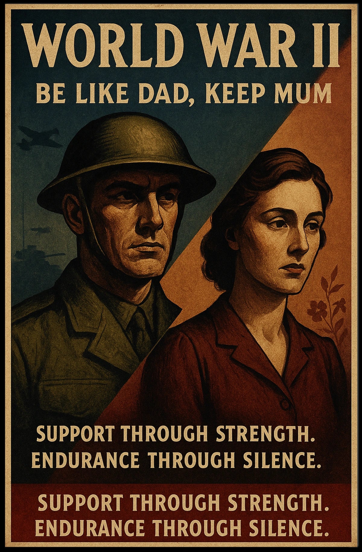 World War II Propaganda Poster