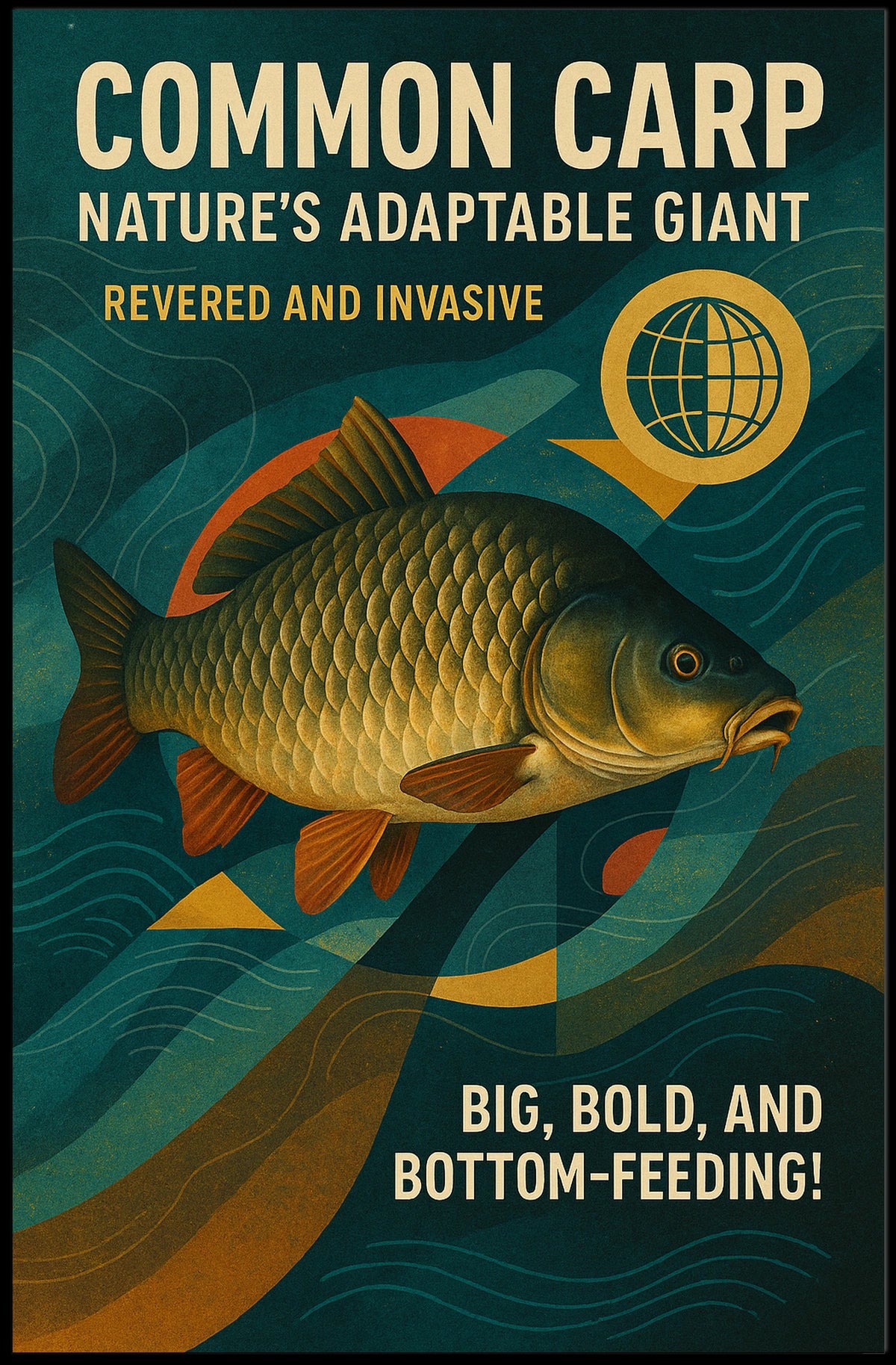 Common Carp NatureS Adaptable Giant Poster