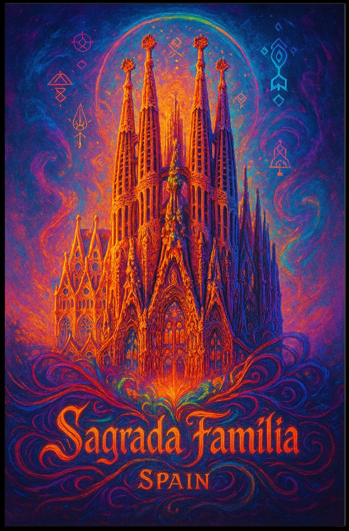 Sagrada Famรญlia Spain Poster