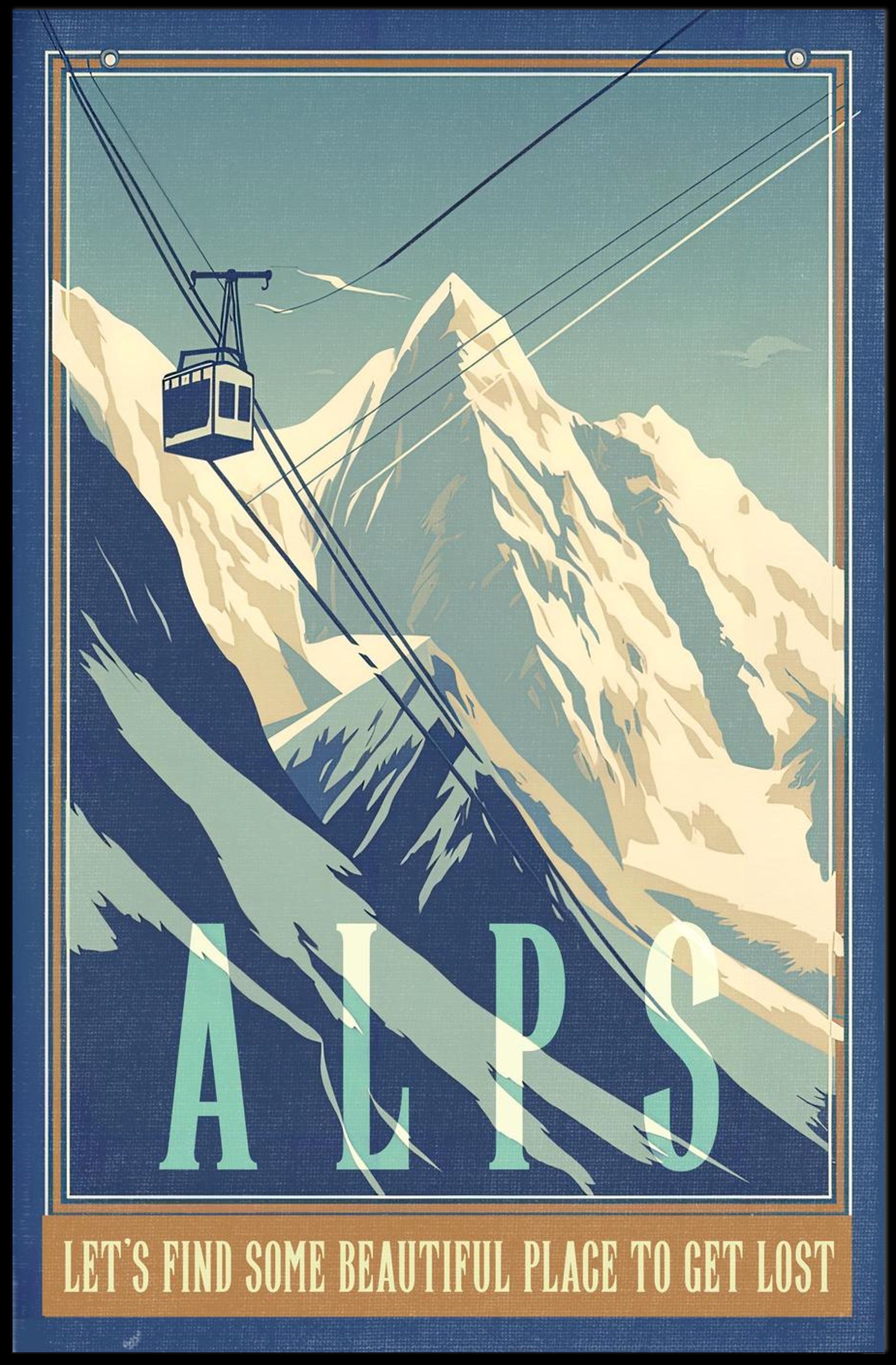 Discover the Alps Poster