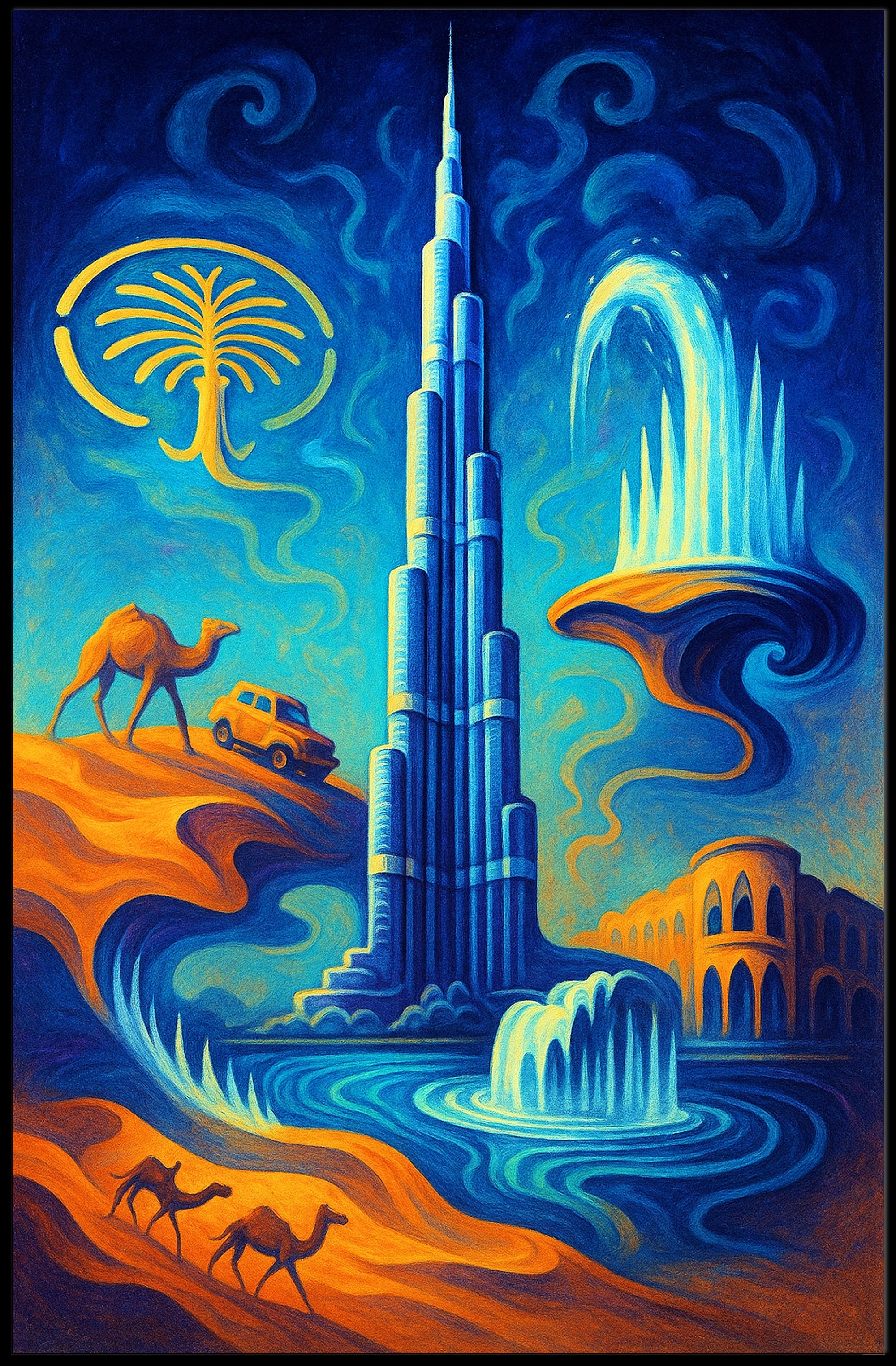 Dreamscape of Dubai Poster