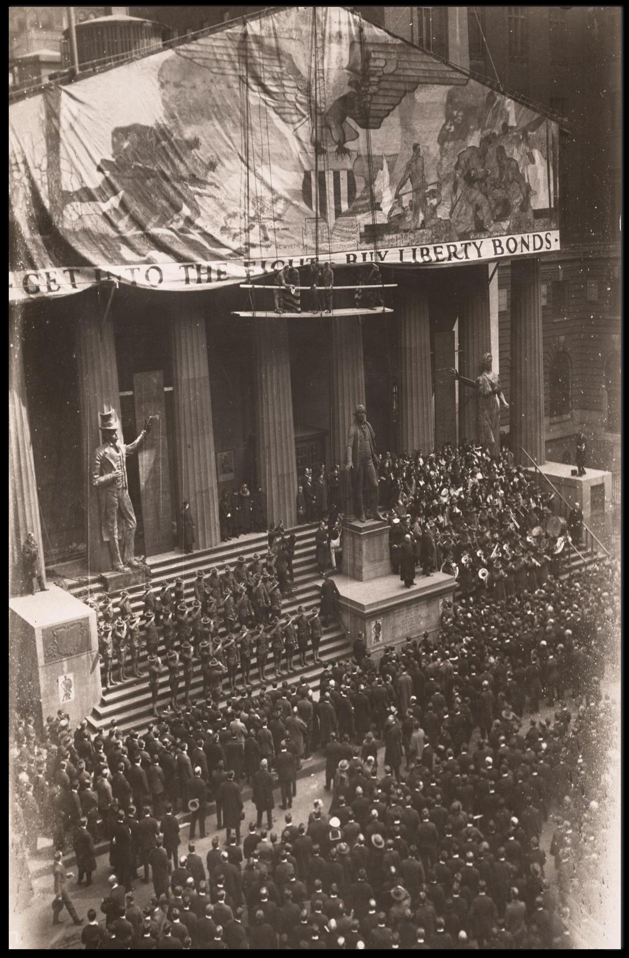 Historic Liberty Bonds Rally Poster PosterGoat