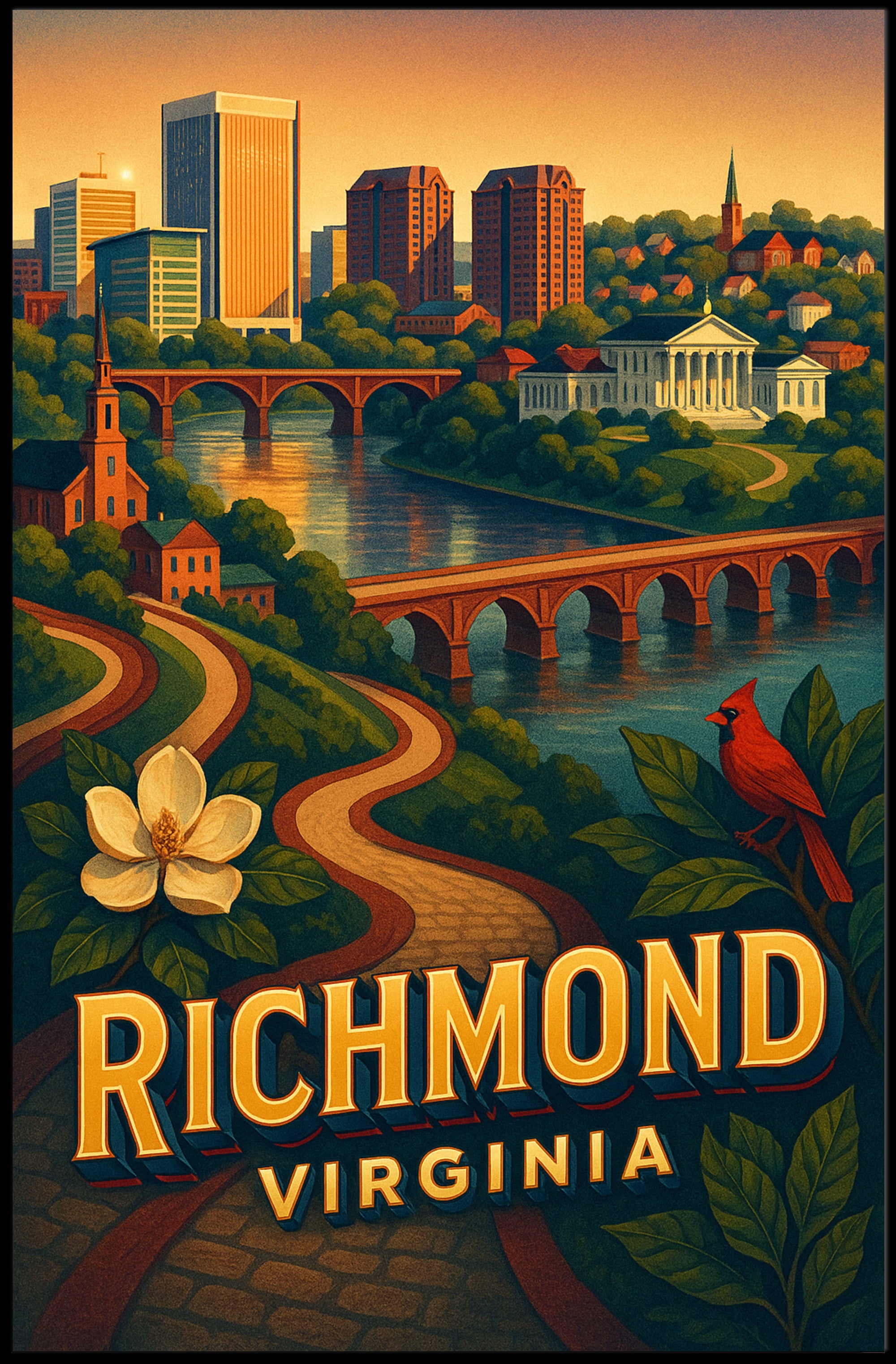 Scenic Richmond Poster