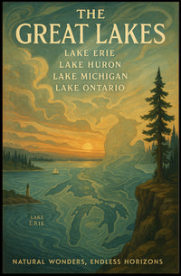 The Great Lakes Poster PosterGoat