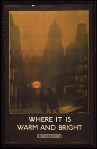 Warm and Bright Underground Poster PosterGoat