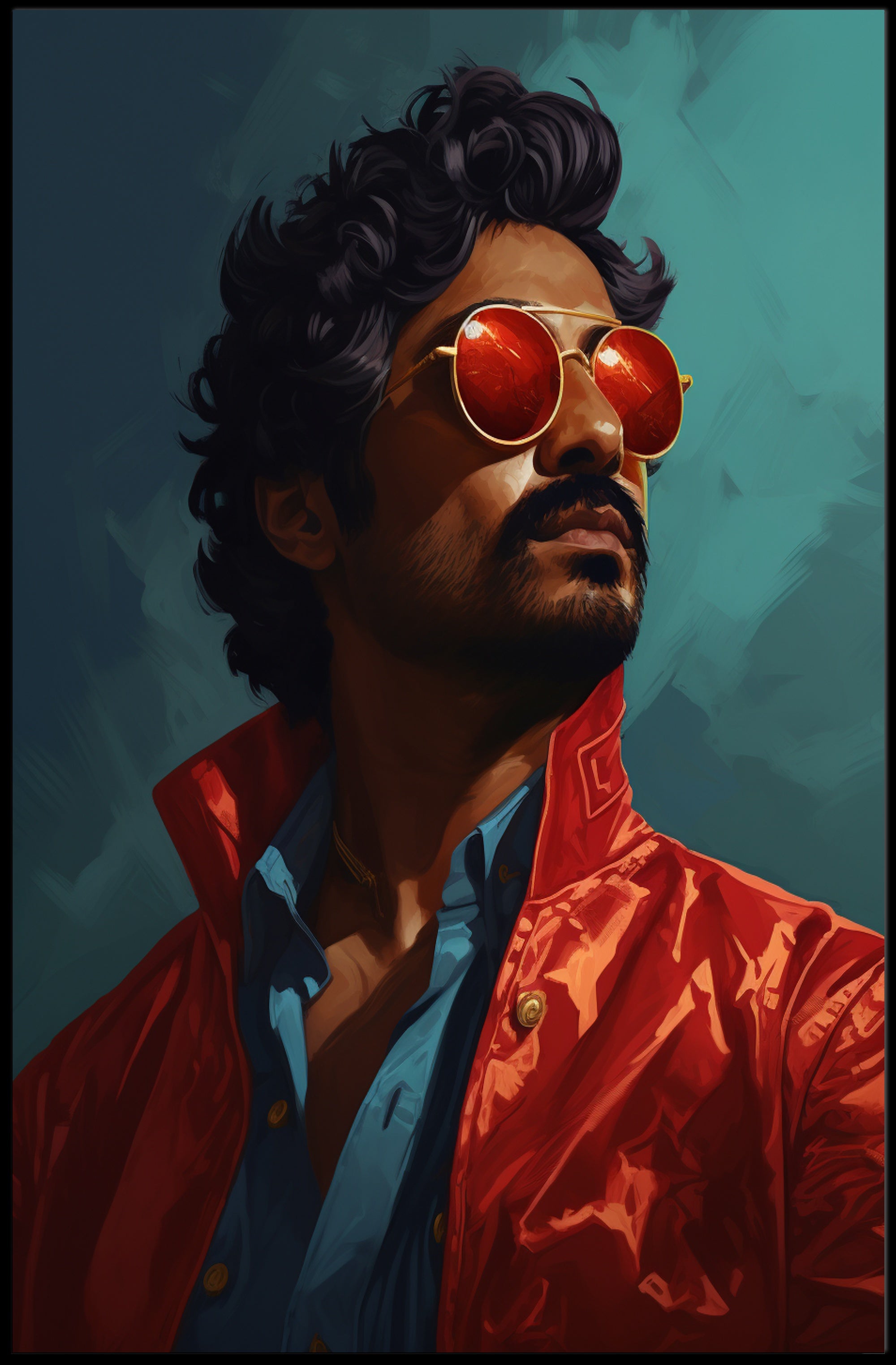 Vibrant Visionary Poster PosterGoat