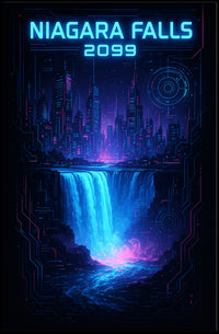 Niagara Falls 2099 Poster PosterGoat