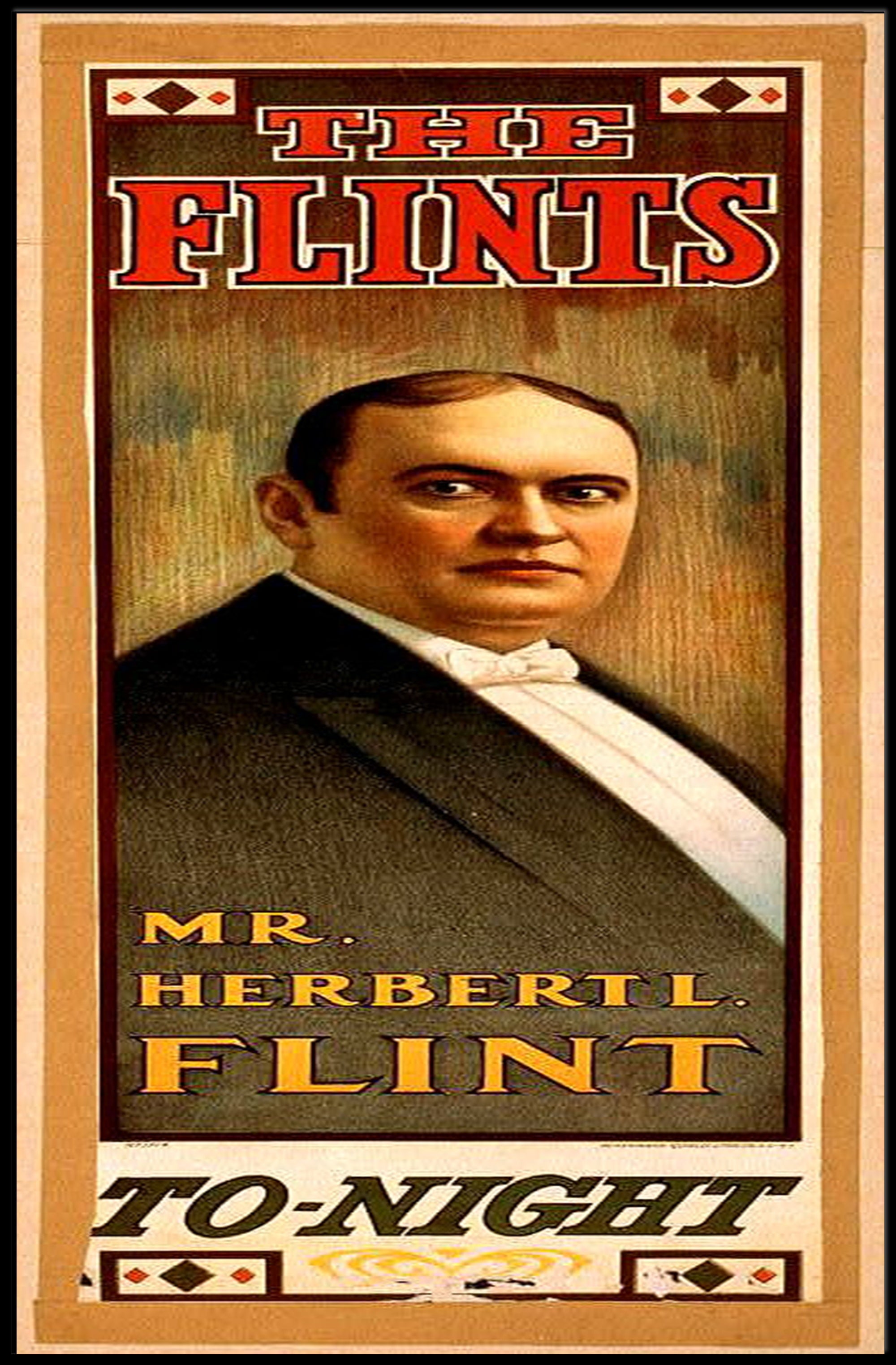 The Flints Vintage Performance Historical Event Poster