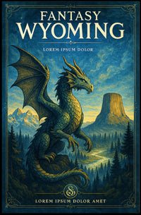 Fantasy Wyoming Poster PosterGoat