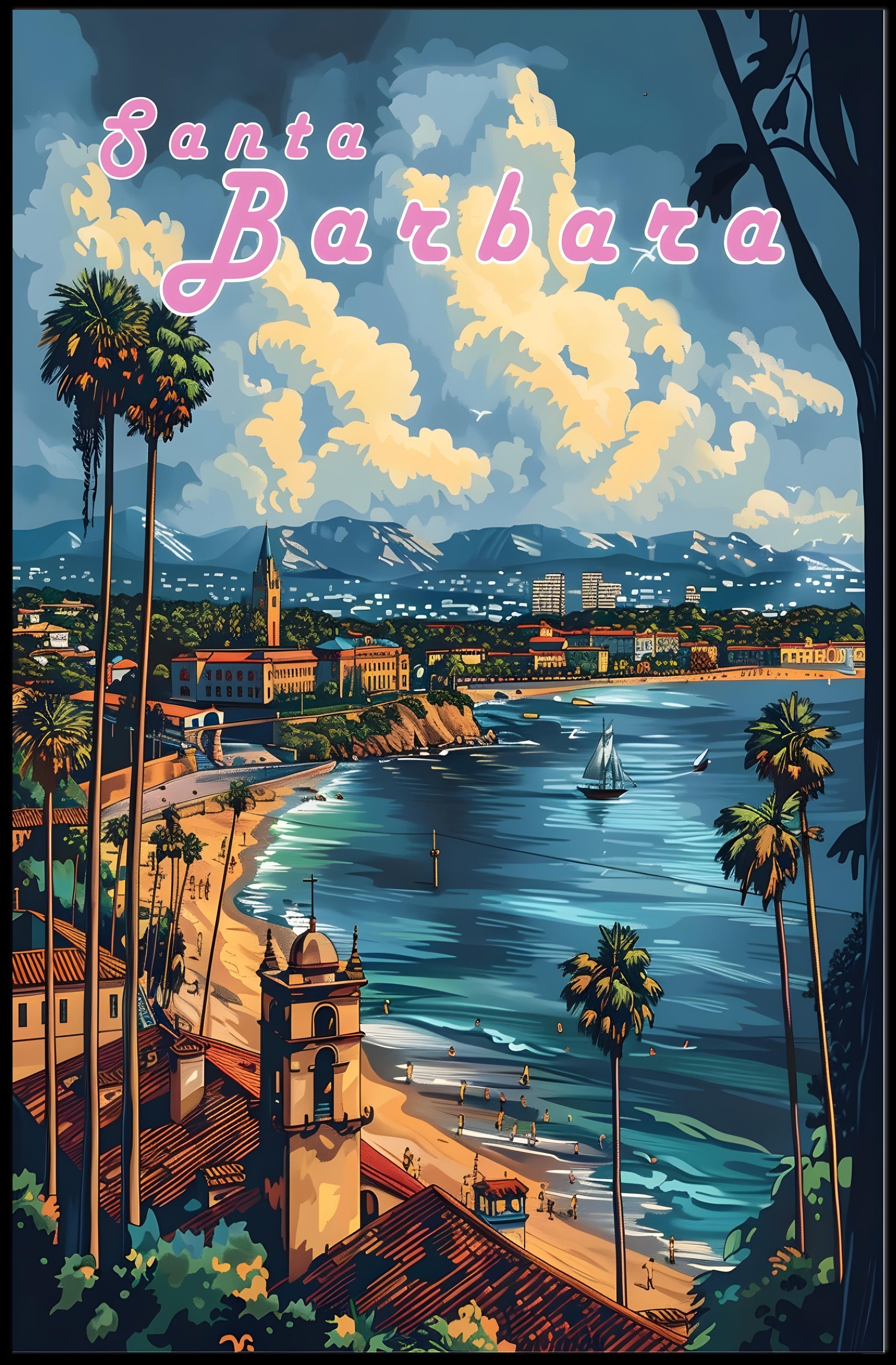 Santa Barbara Scenic Poster