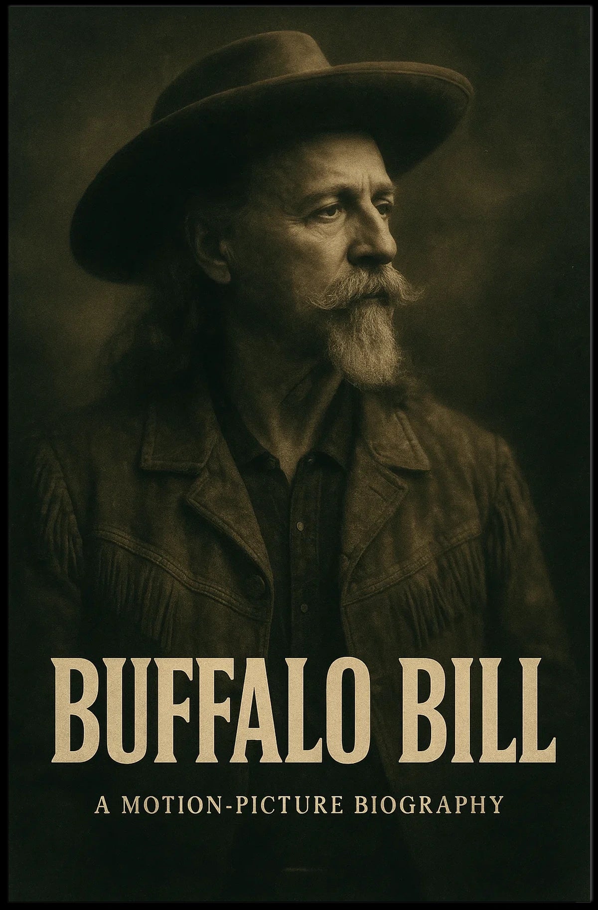 Buffalo Bill Old West Historical Recruitment Poster