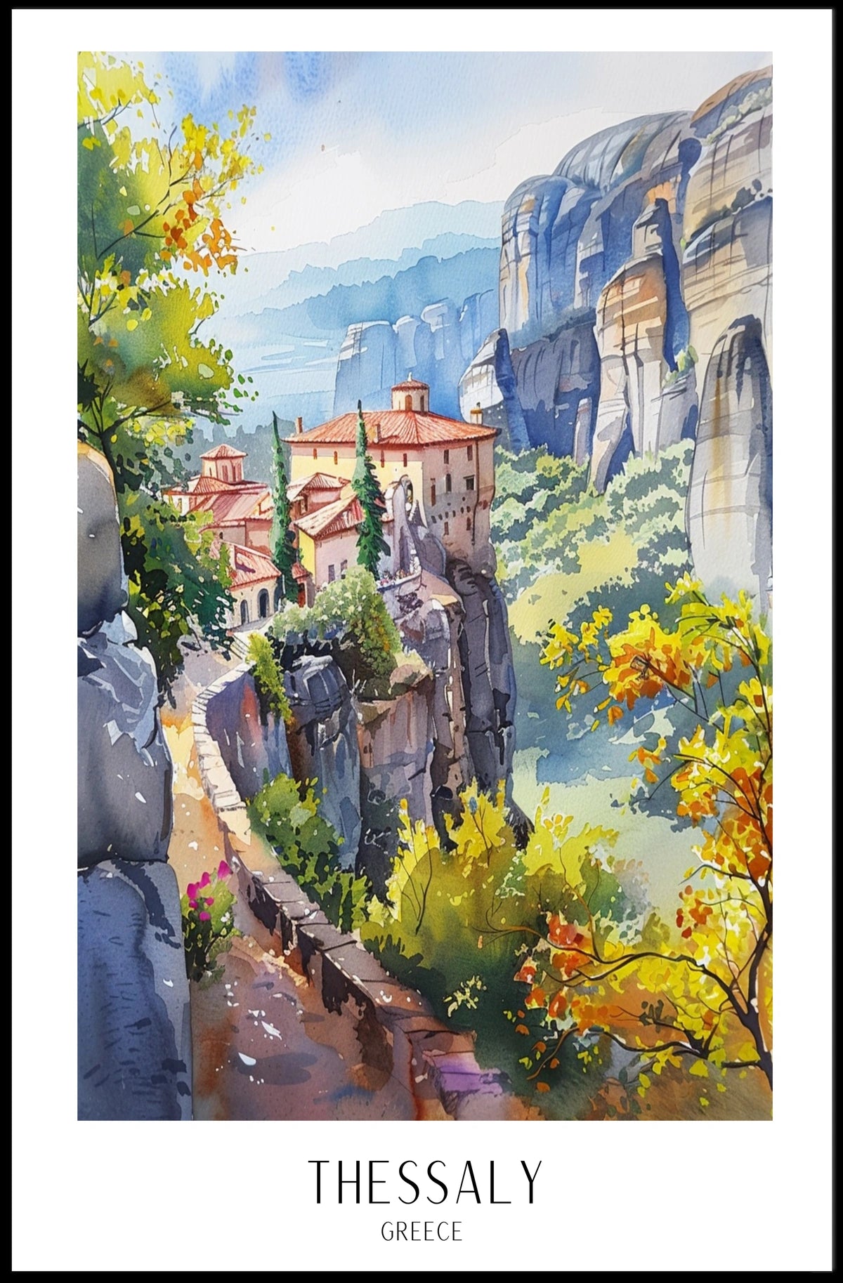 Thessaly Greece Poster