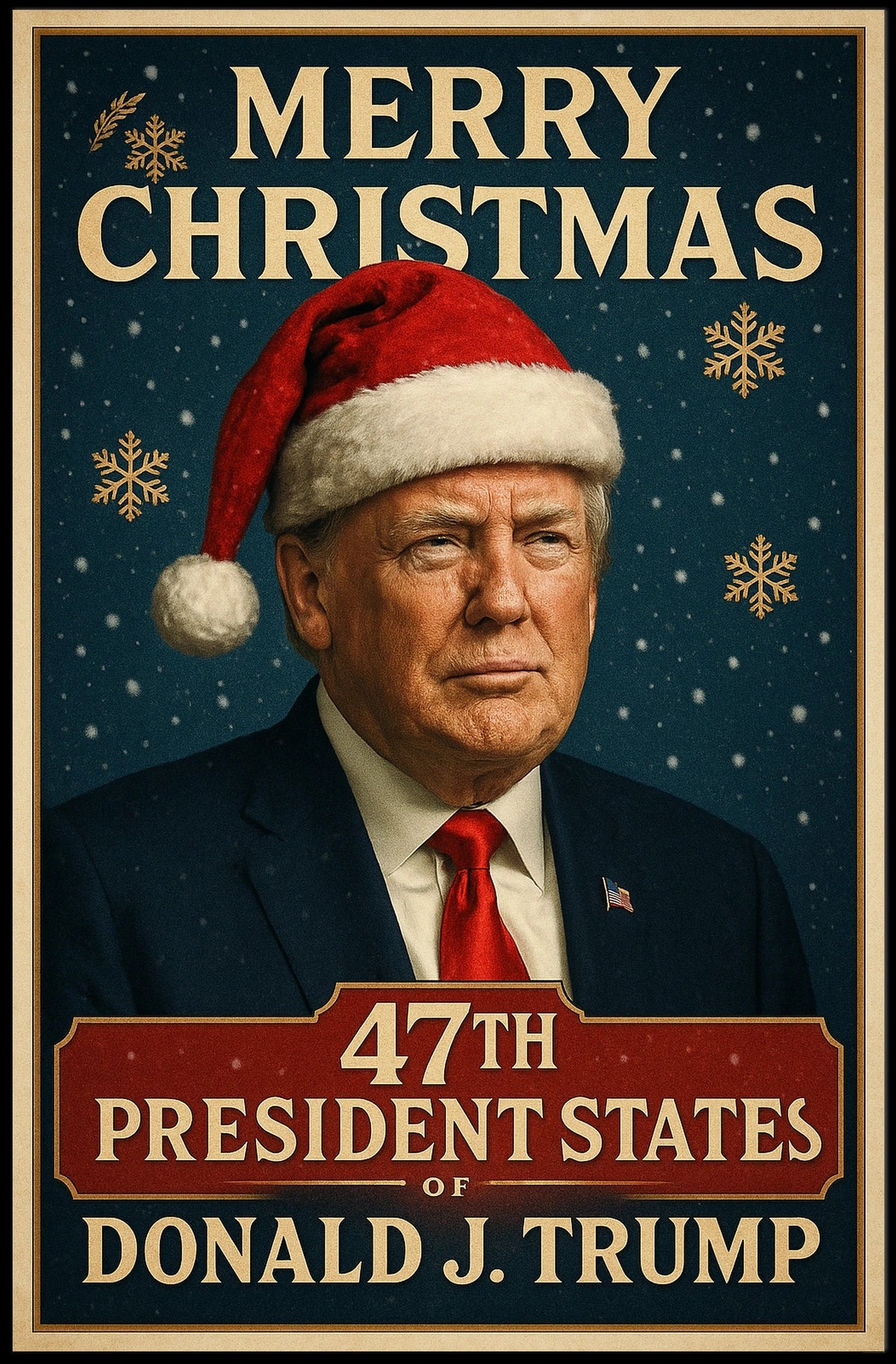 Donald J. Trump 47Th President Poster