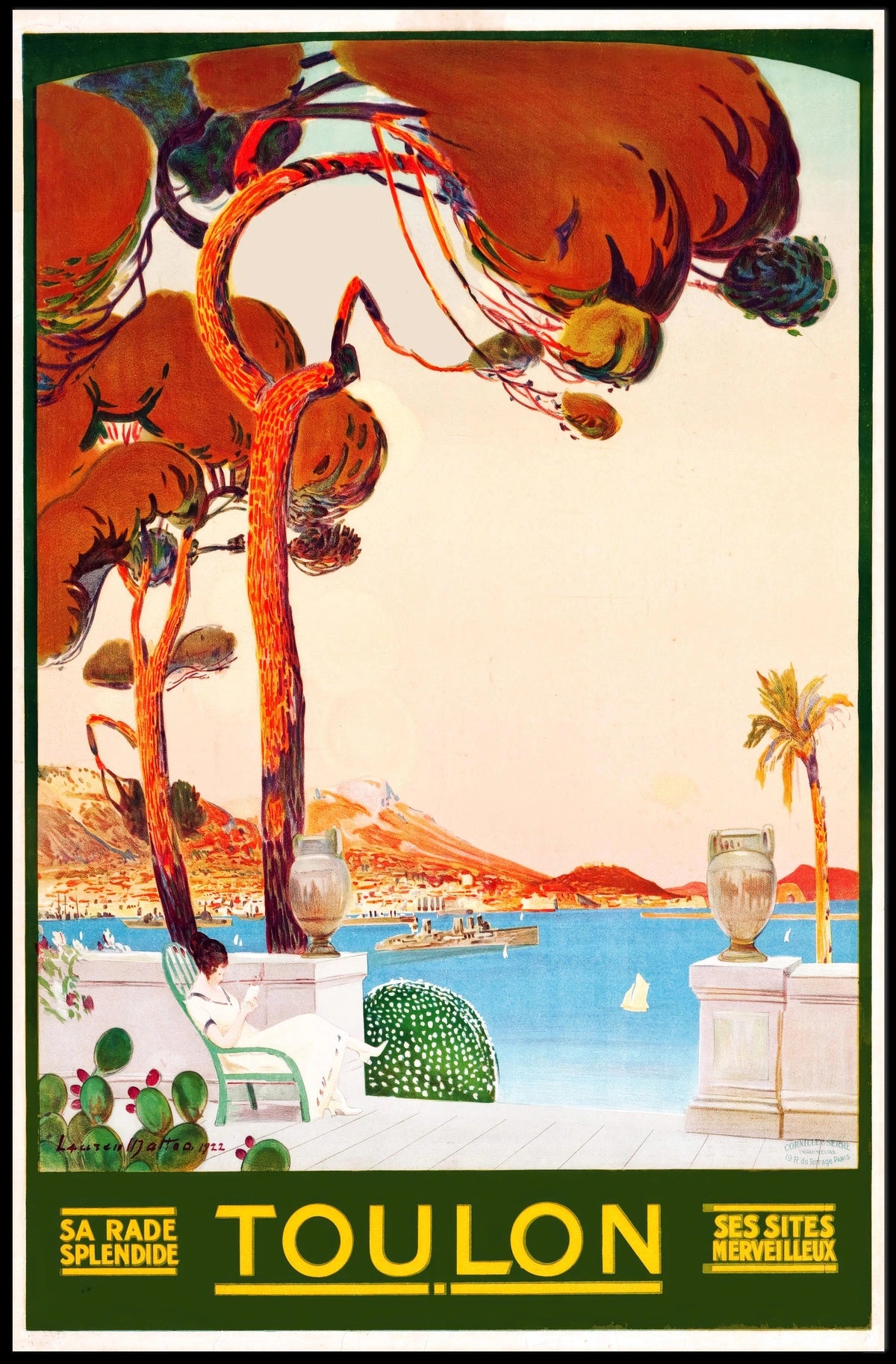 Toulon Sa Rade Splendide Poster