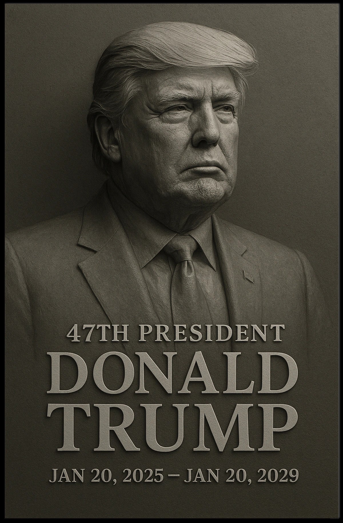 Donald Trump 47th President Poster