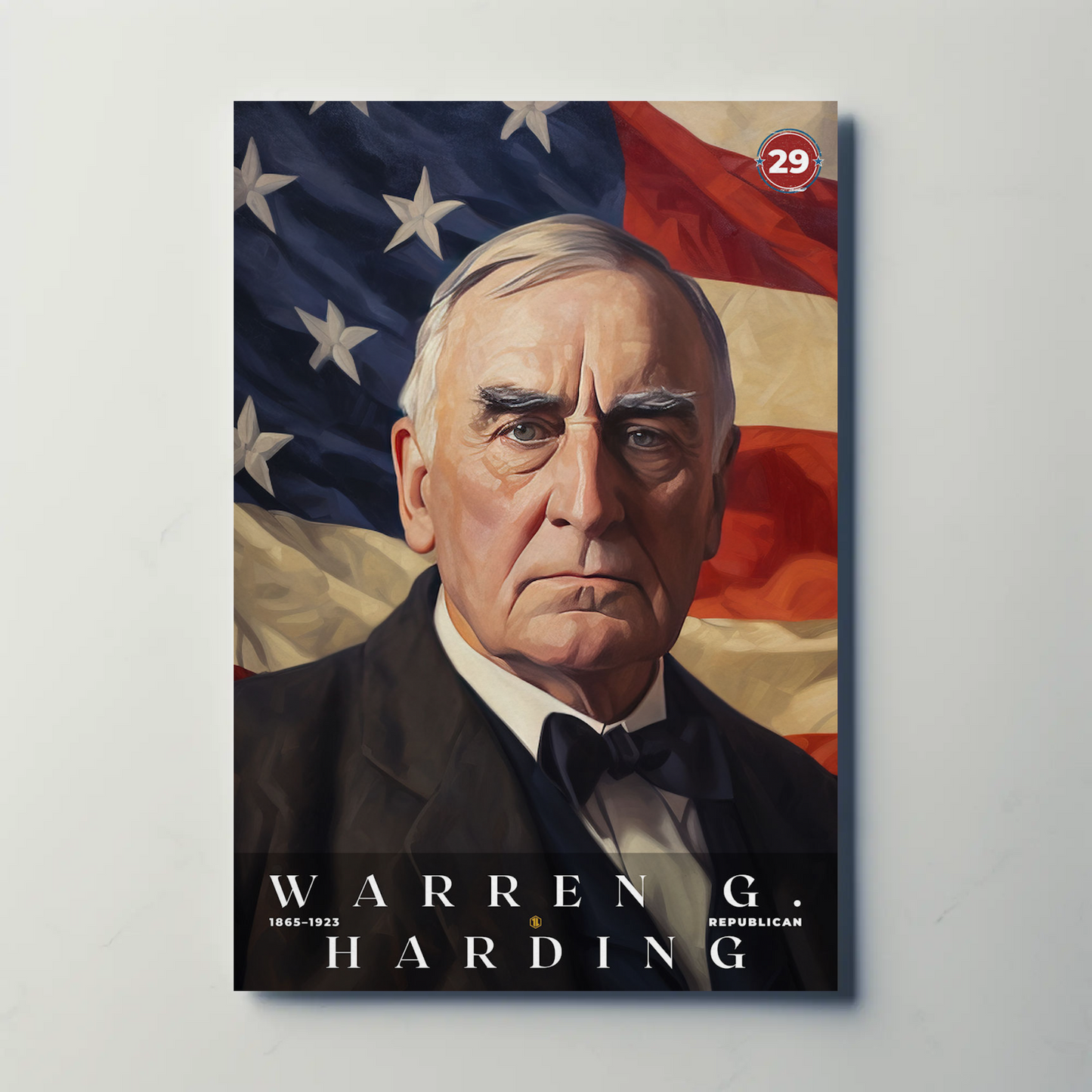 Warren Harding 29th President Of The United States Portrait