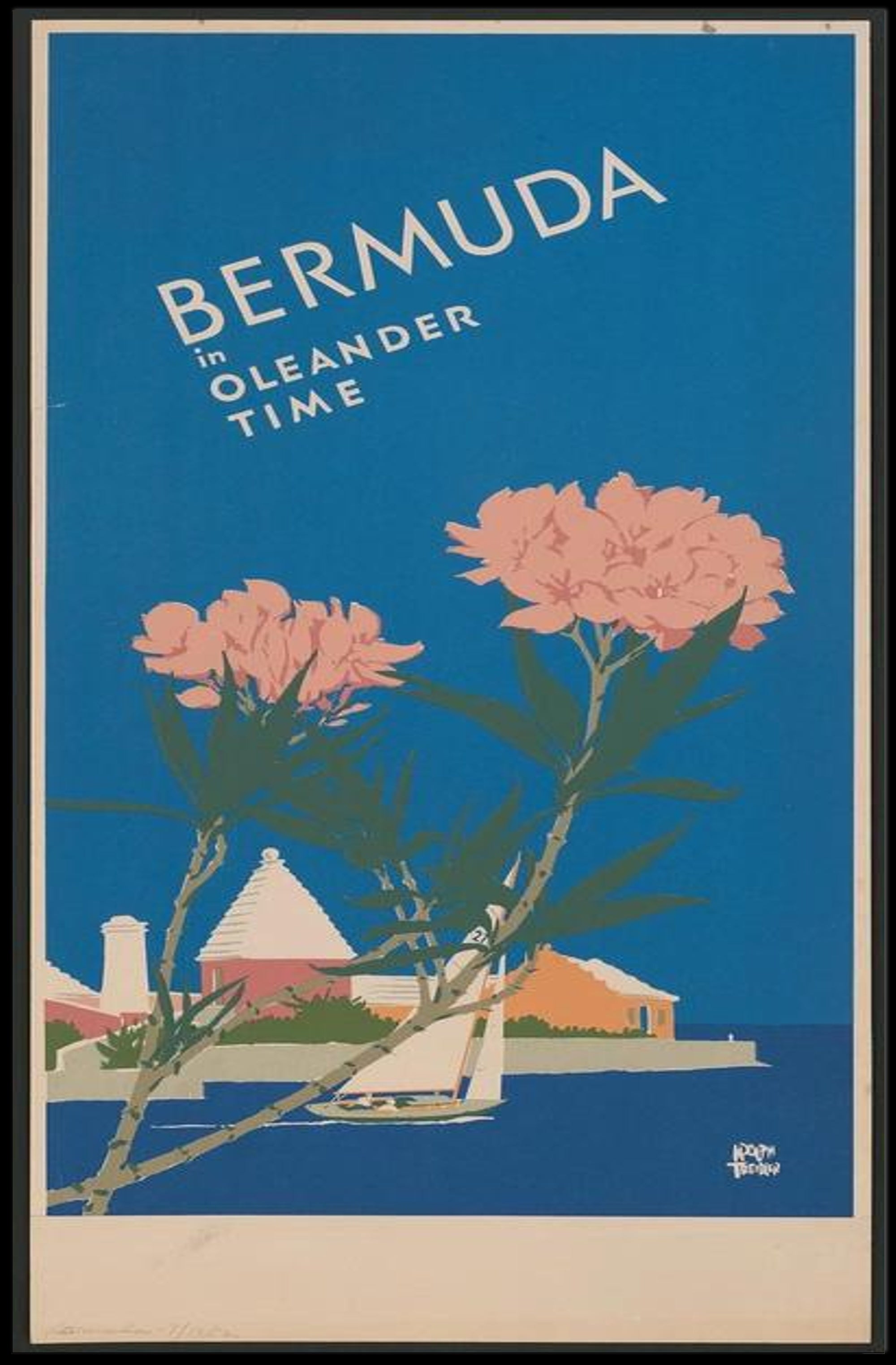 Bermuda in Oleander Time Poster PosterGoat