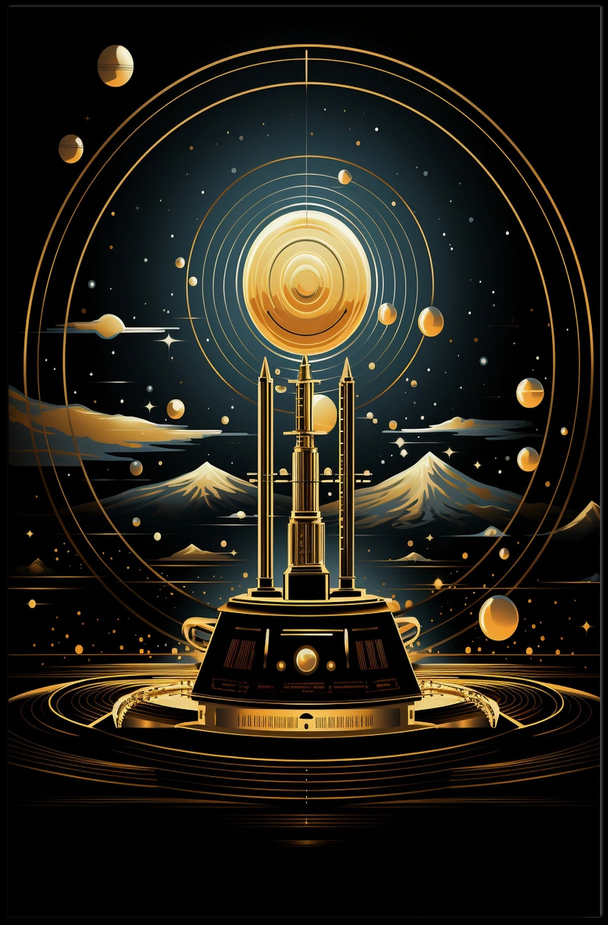 Celestial Exploration Poster