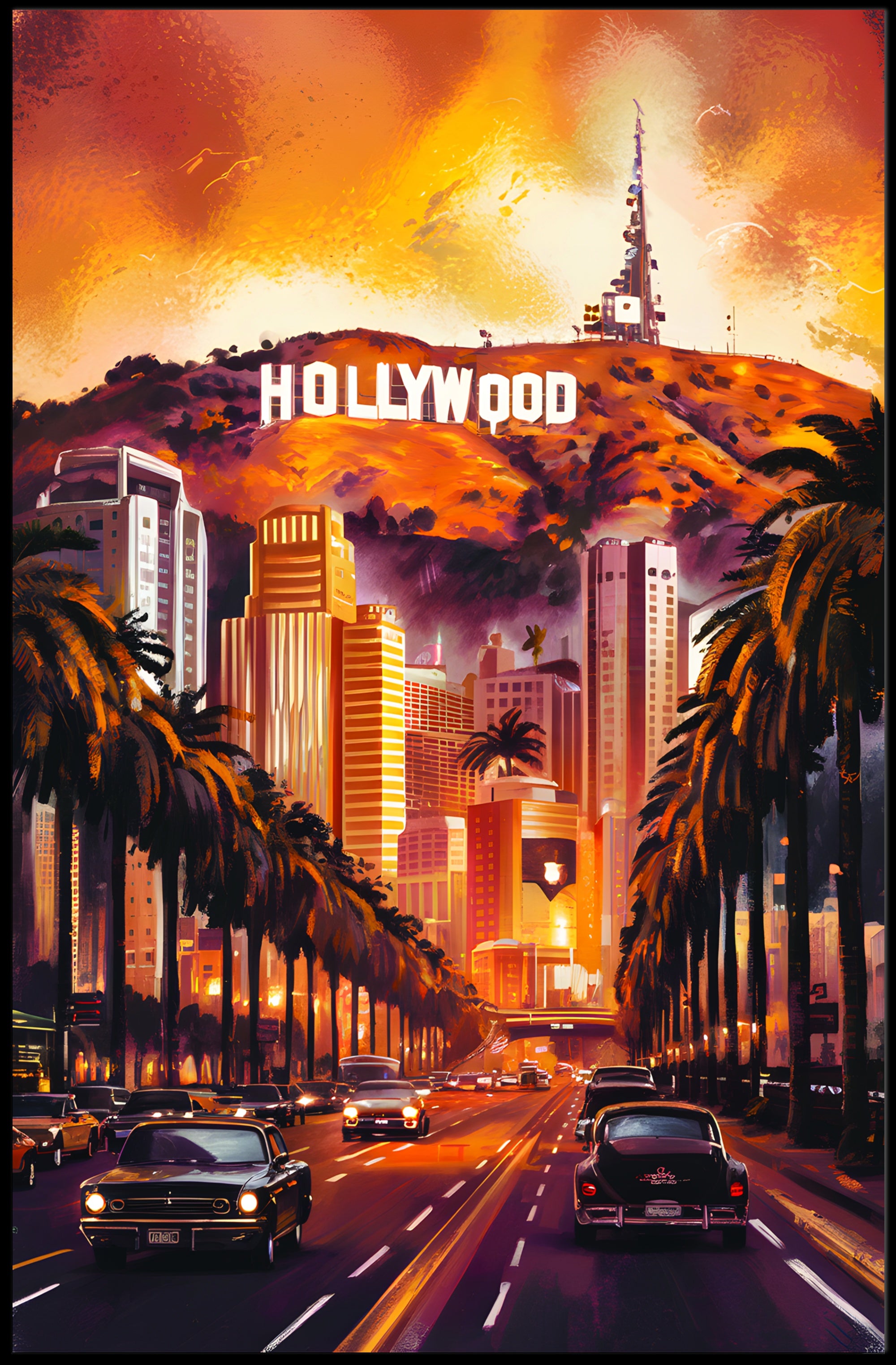 Hollywood Dreamscape Poster