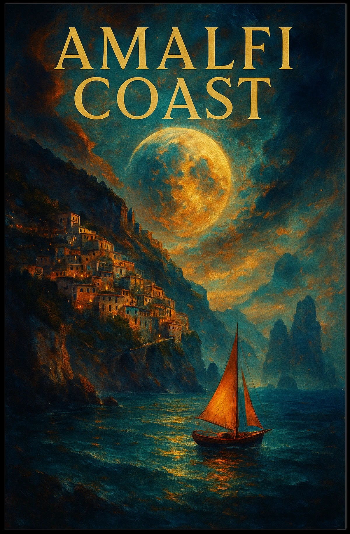 Amalfi Coast Poster