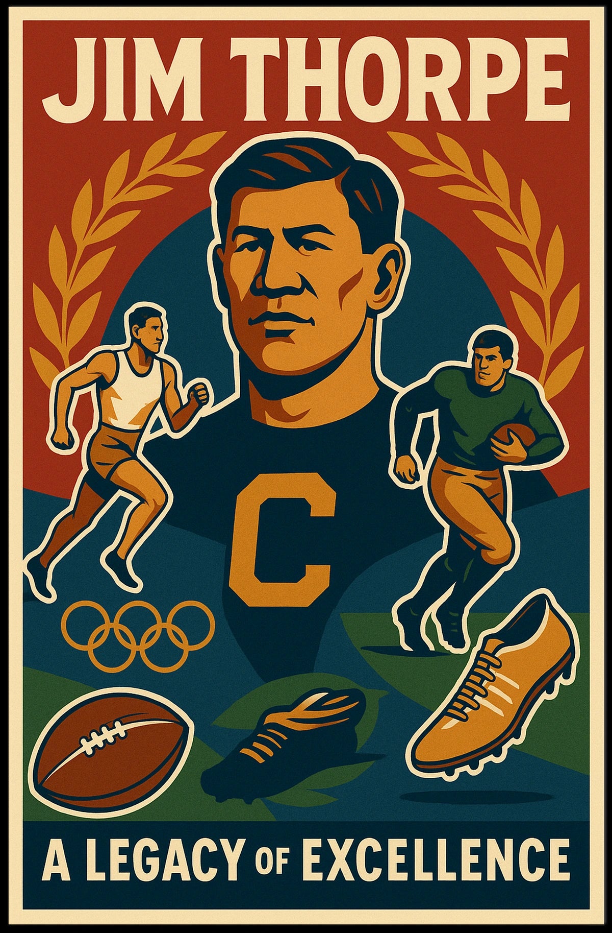 Celebrating Jim Thorpe Poster