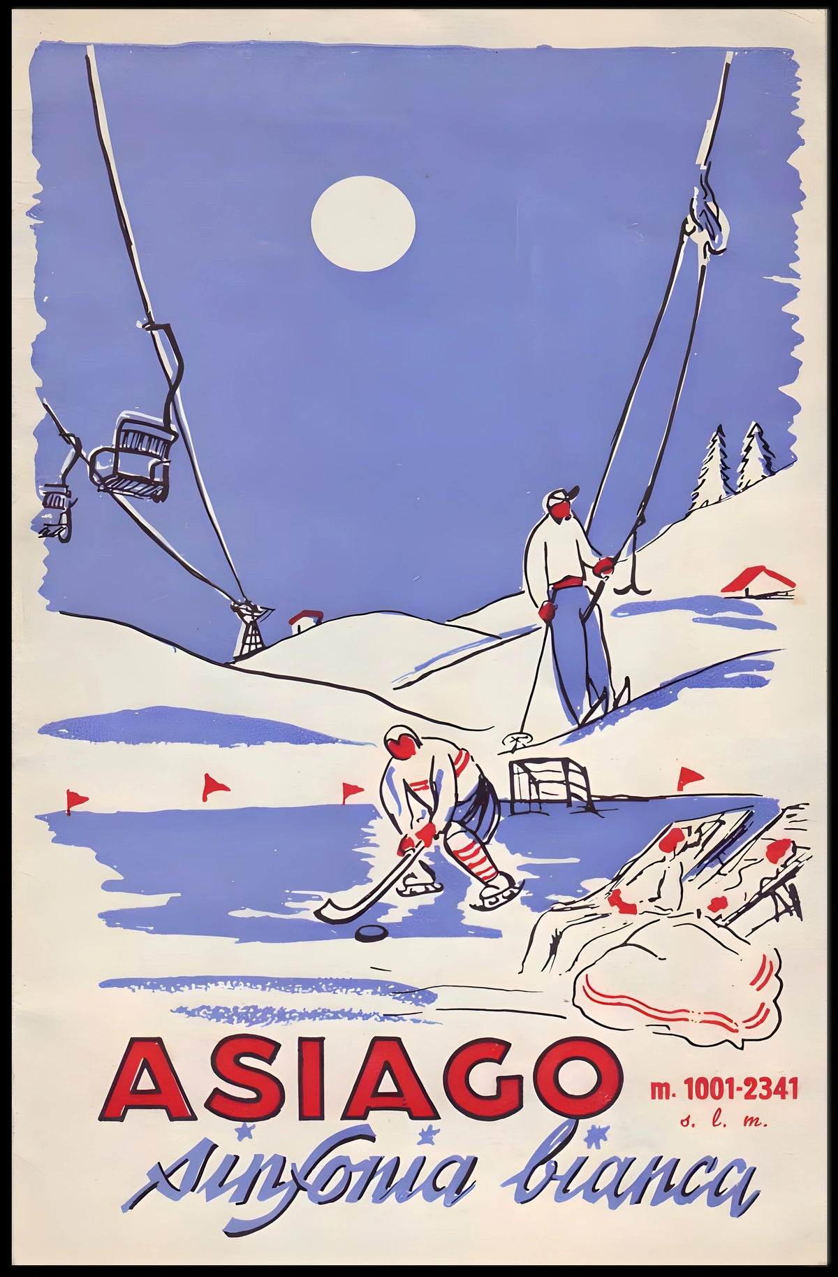 Asiago Winter Sports Poster