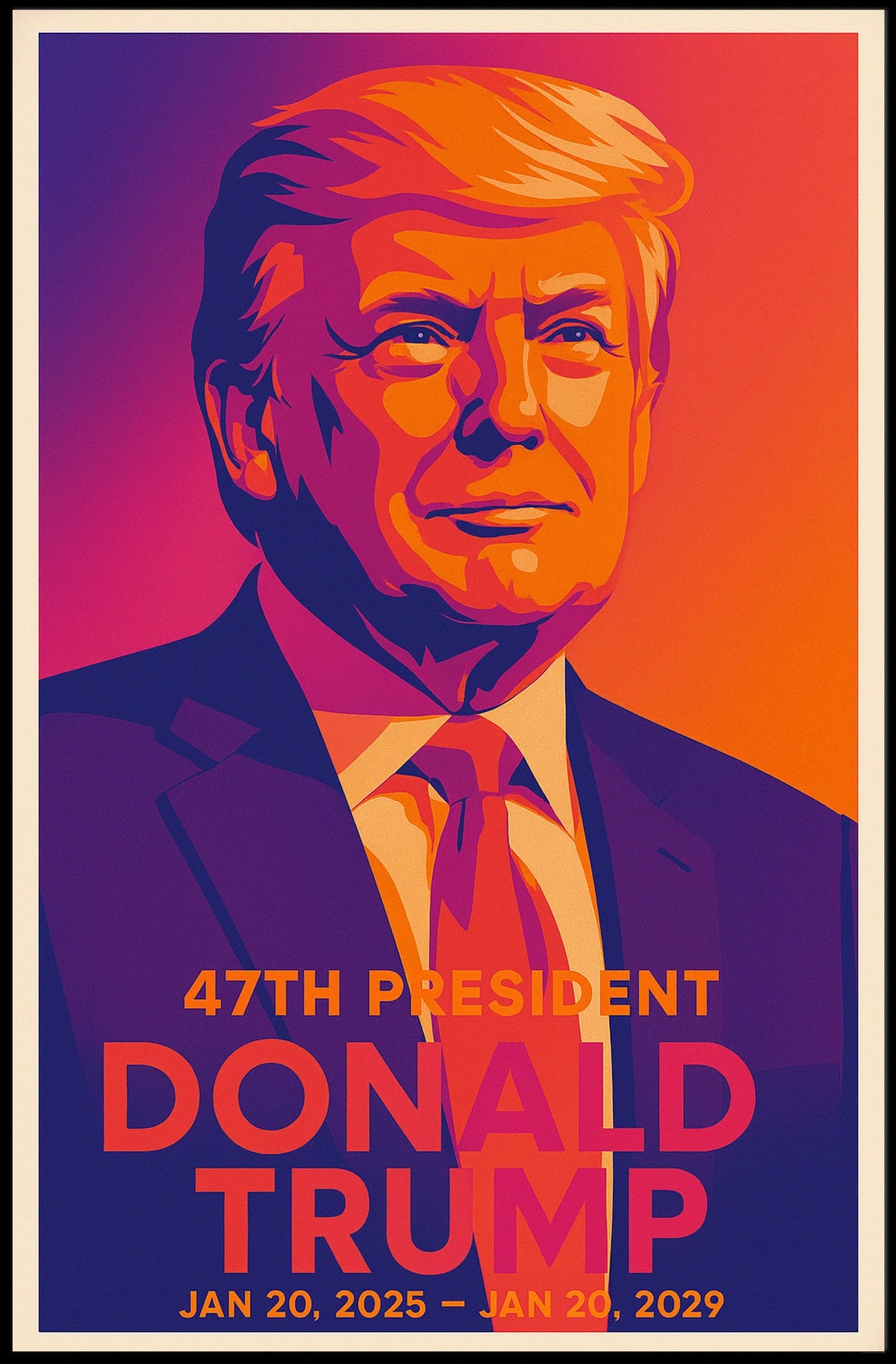 Trump Visionary Digital Collectors Poster