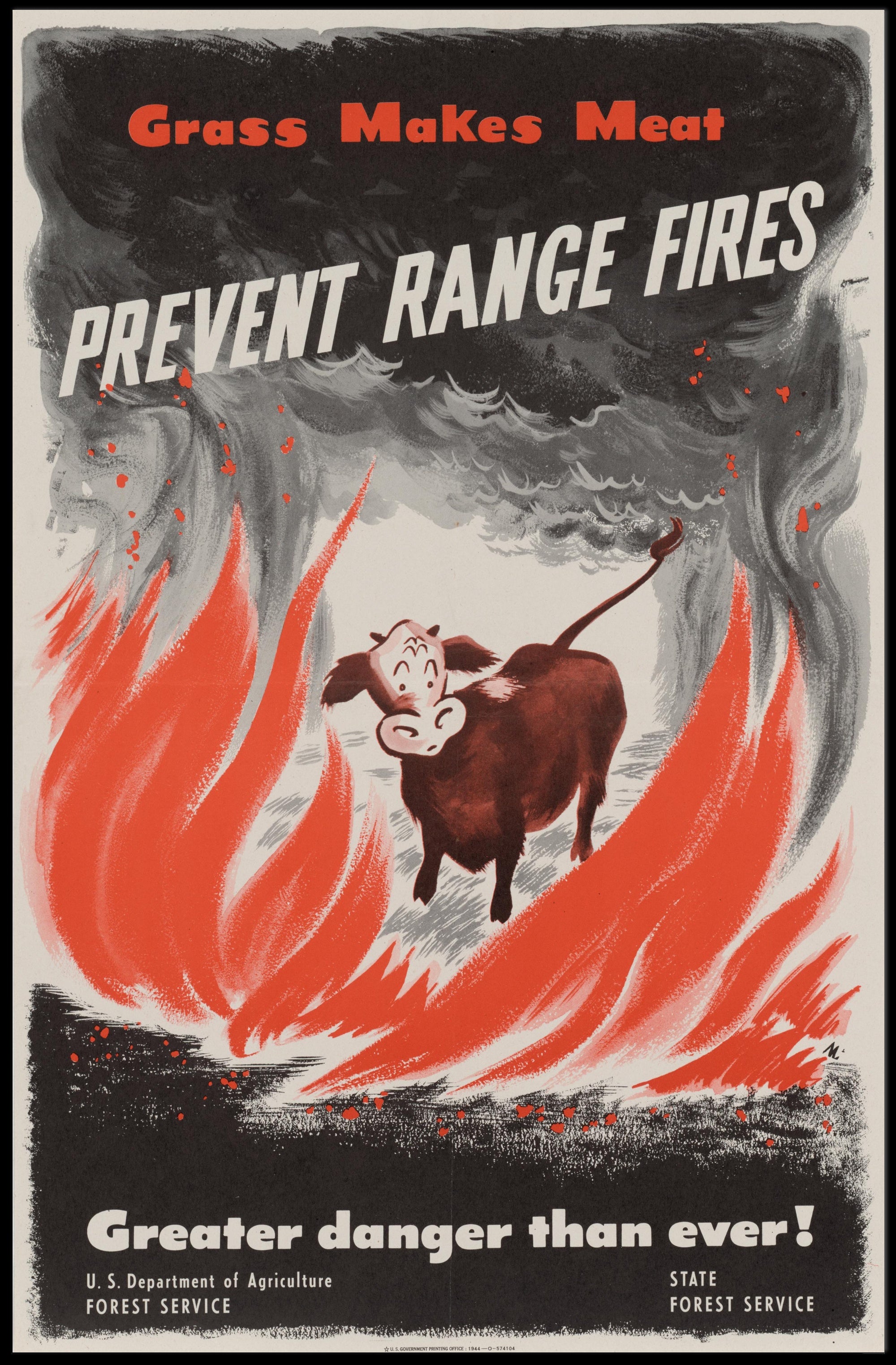 Prevent Range Fires Poster PosterGoat