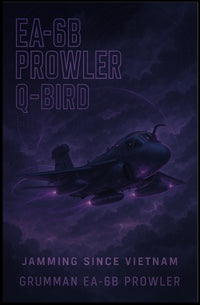 Grumman EA-6B Prowler Historical Military Aviation Poster