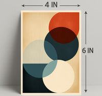 Abstract Geometric Harmony Abstract Poster